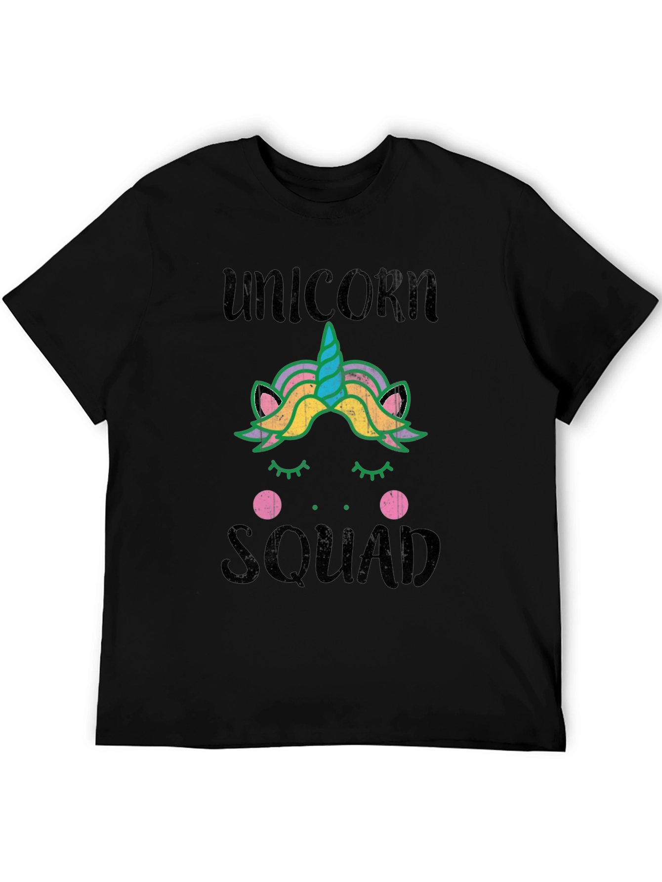 Black Unicorn Squad Graphic T-Shirt view 5