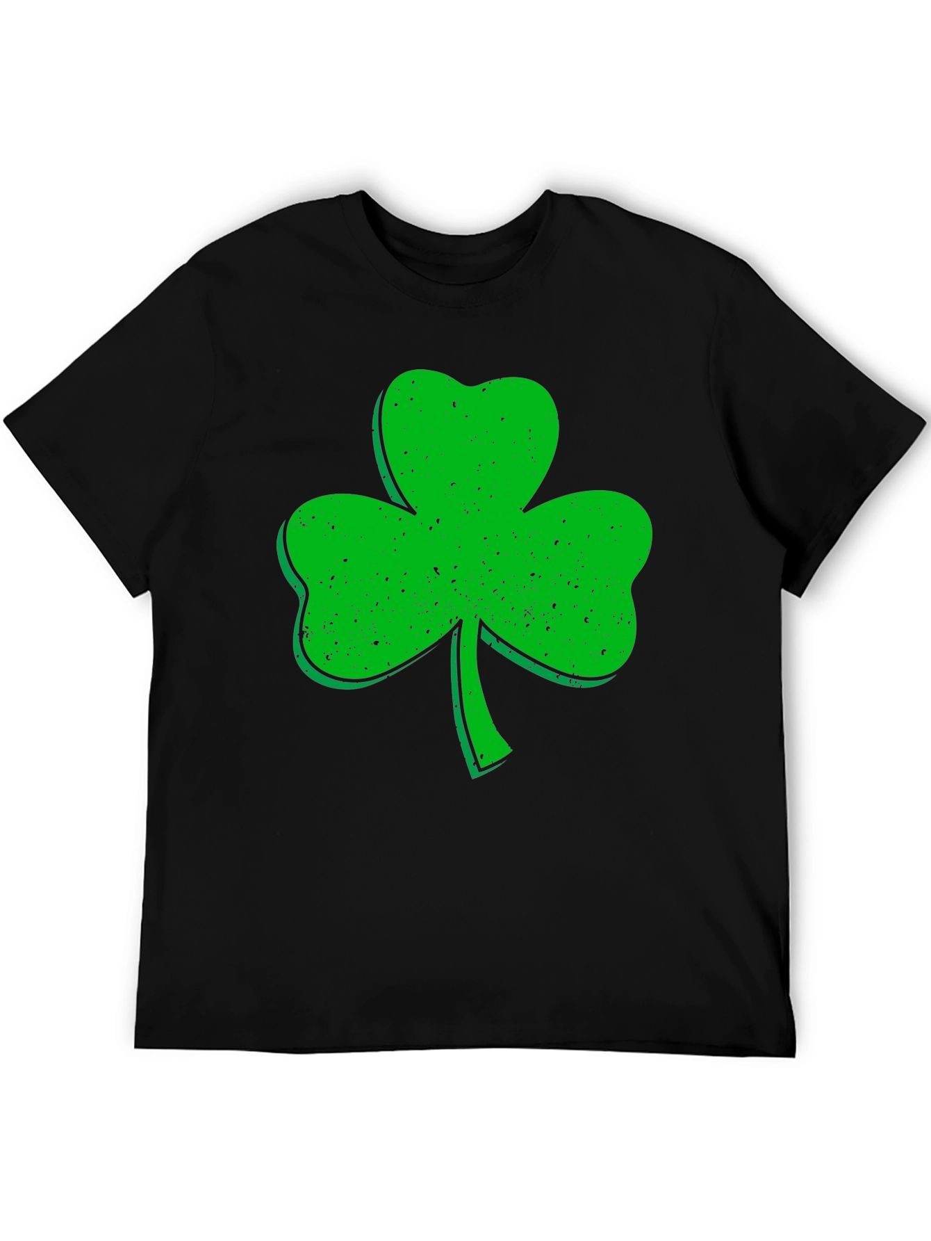 Black Shamrock Graphic Tee - St. Patrick's Day Apparel view 5