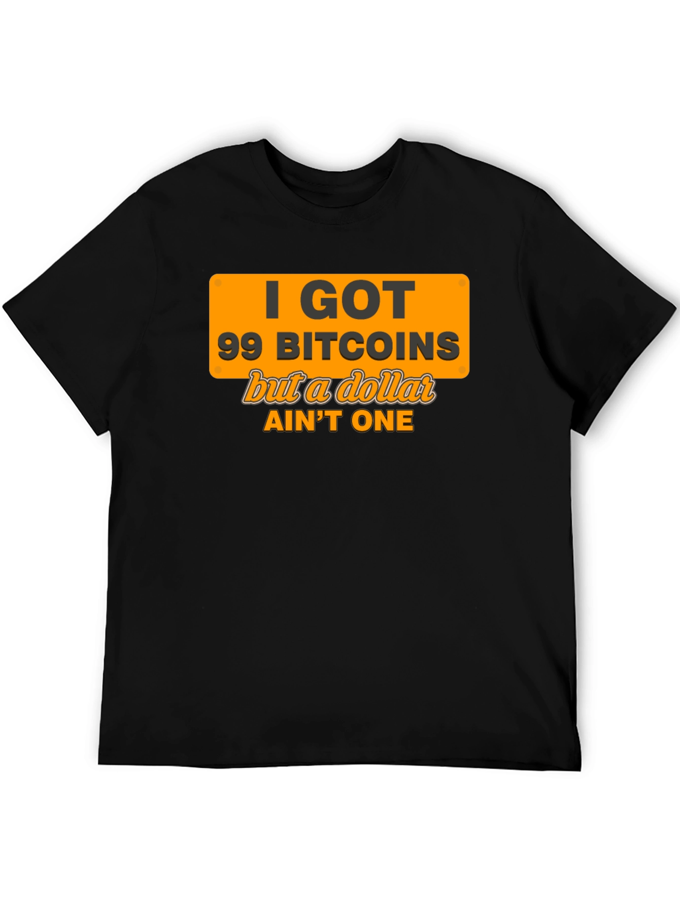 Black I Got 99 Bitcoins T-Shirt view 5