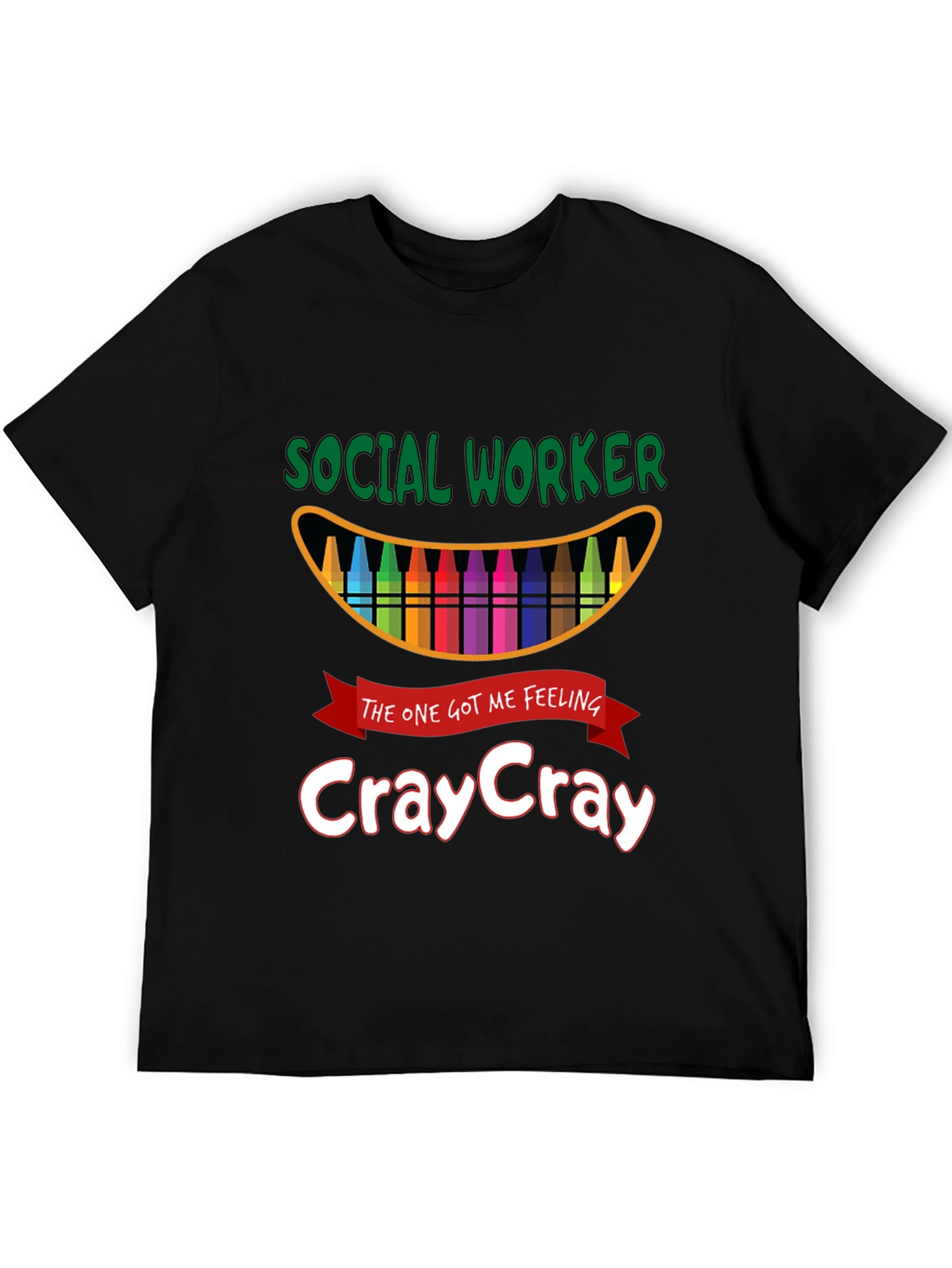 Black Social Worker CrayCray T-Shirt view 5