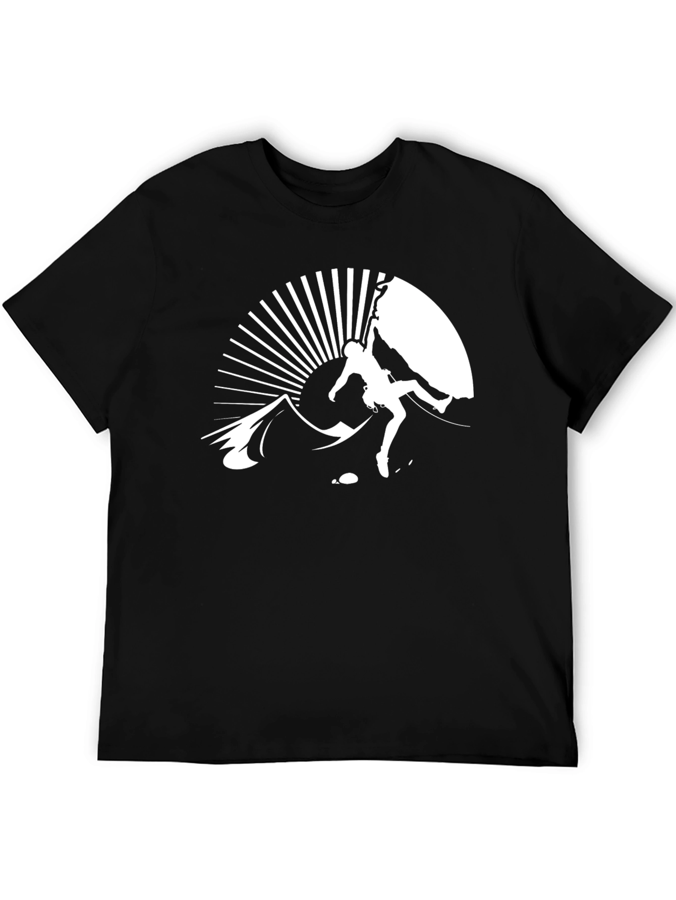 Black Climbing Graphic T-Shirt - Adventure Ready view 5