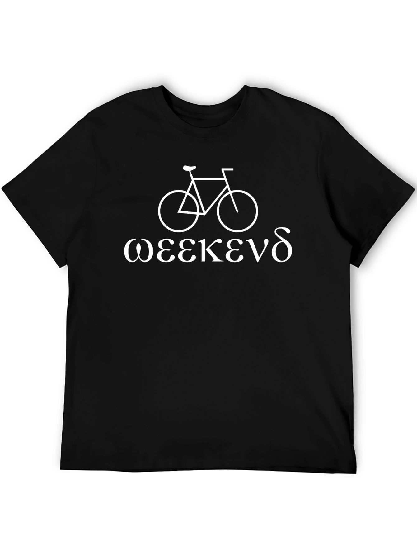 Black Weekend Bike Ride T-Shirt view 5