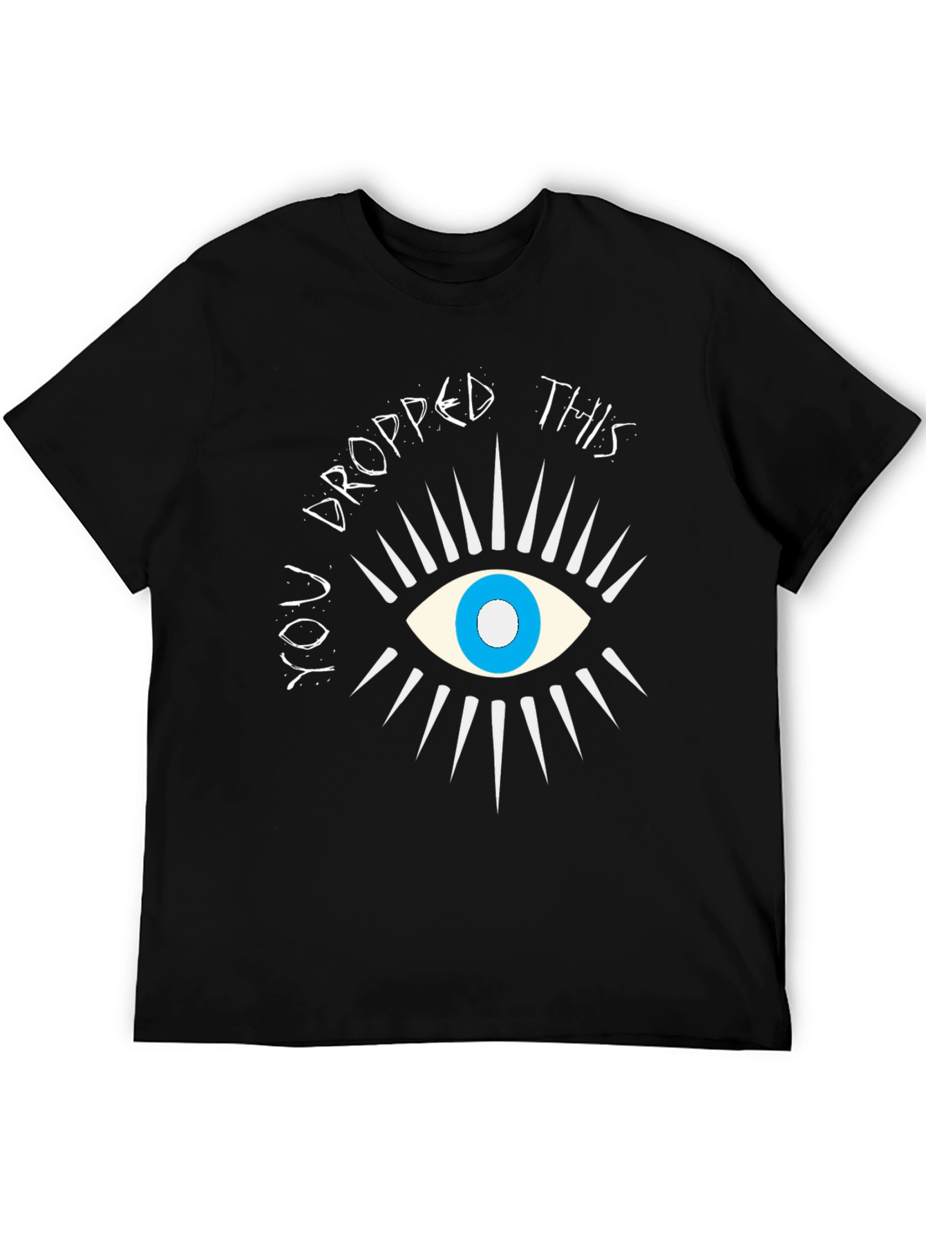 Black Eye Graphic Black T-Shirt: You Dropped This view 5