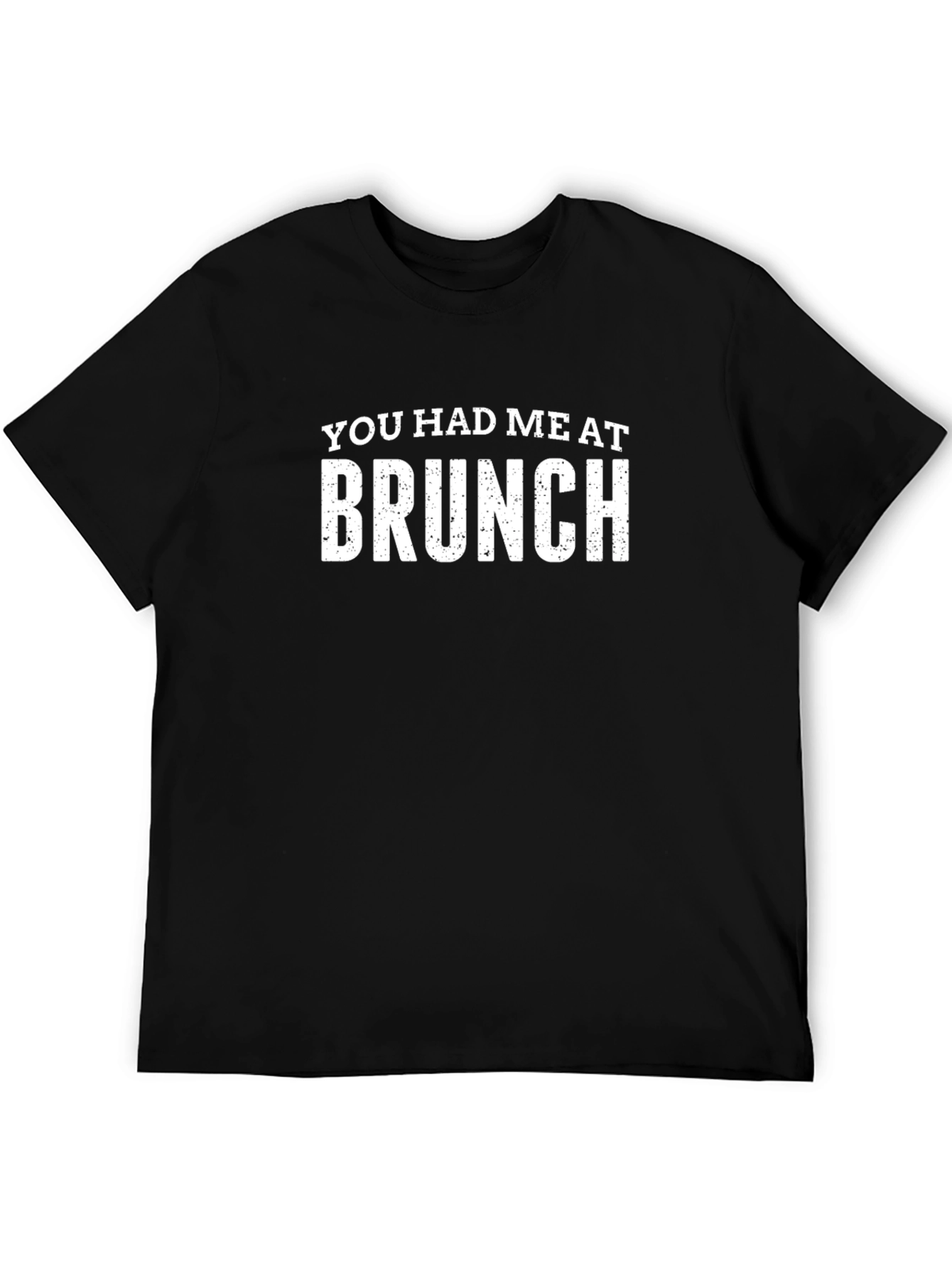 Black You Had Me at Brunch T-Shirt - Trendy Graphic Tee view 5