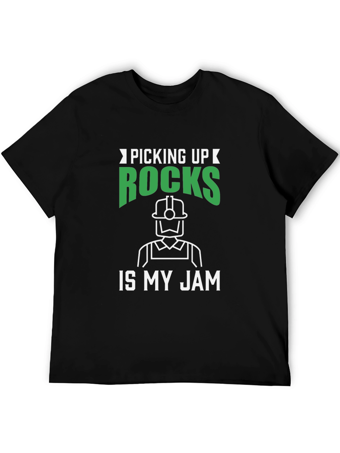 Black Picking Up Rocks Is My Jam T-Shirt view 5