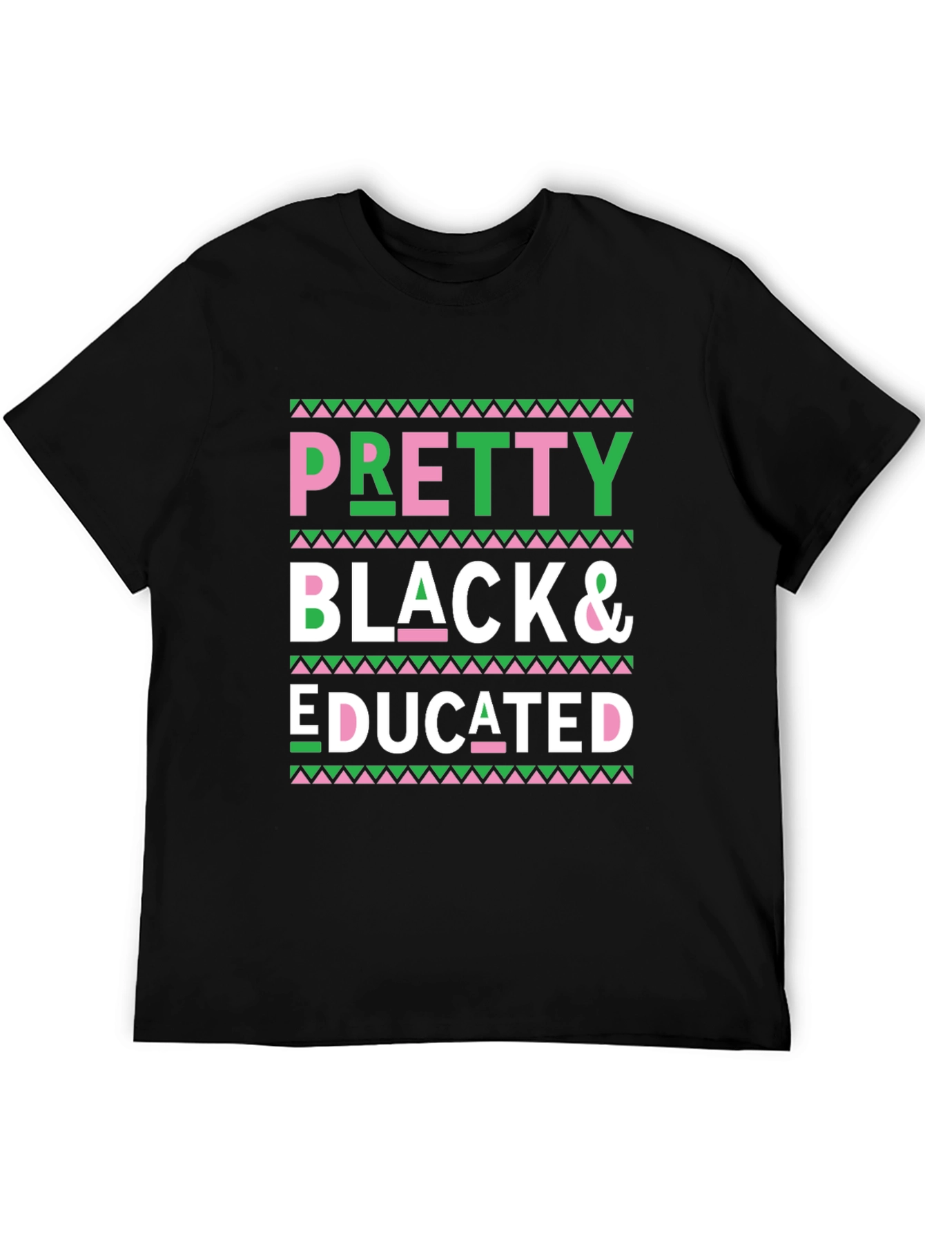 Black Pretty Black & Educated Tee view 5