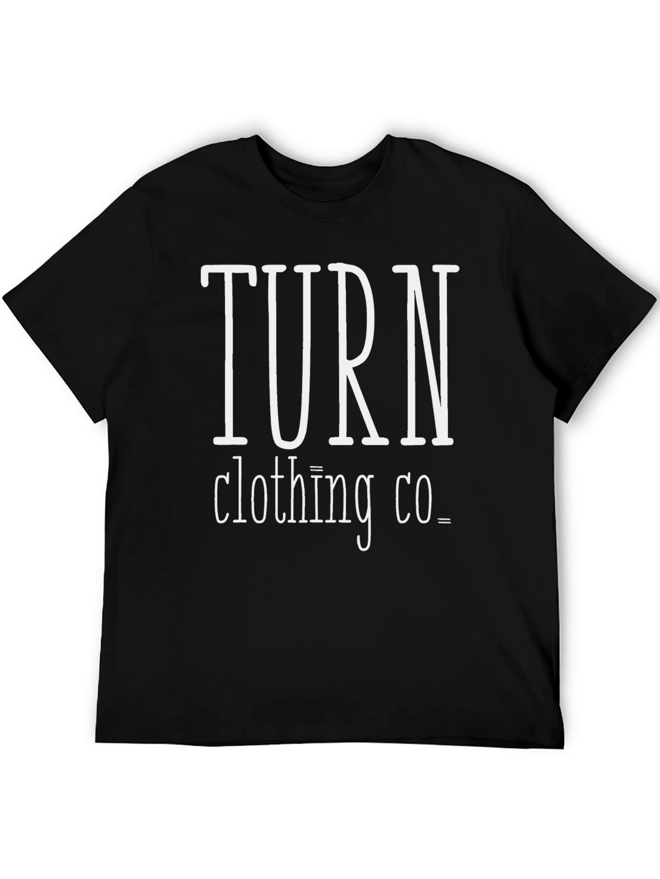 Black TURN Clothing Co. Graphic Tee - Black view 5
