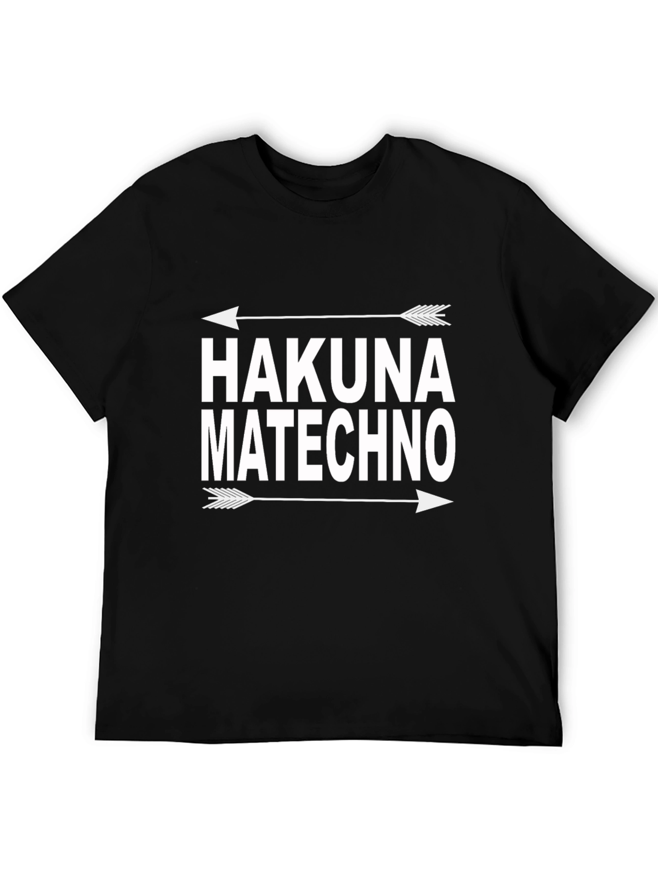 Black Hakuna Matechno Graphic Tee view 5