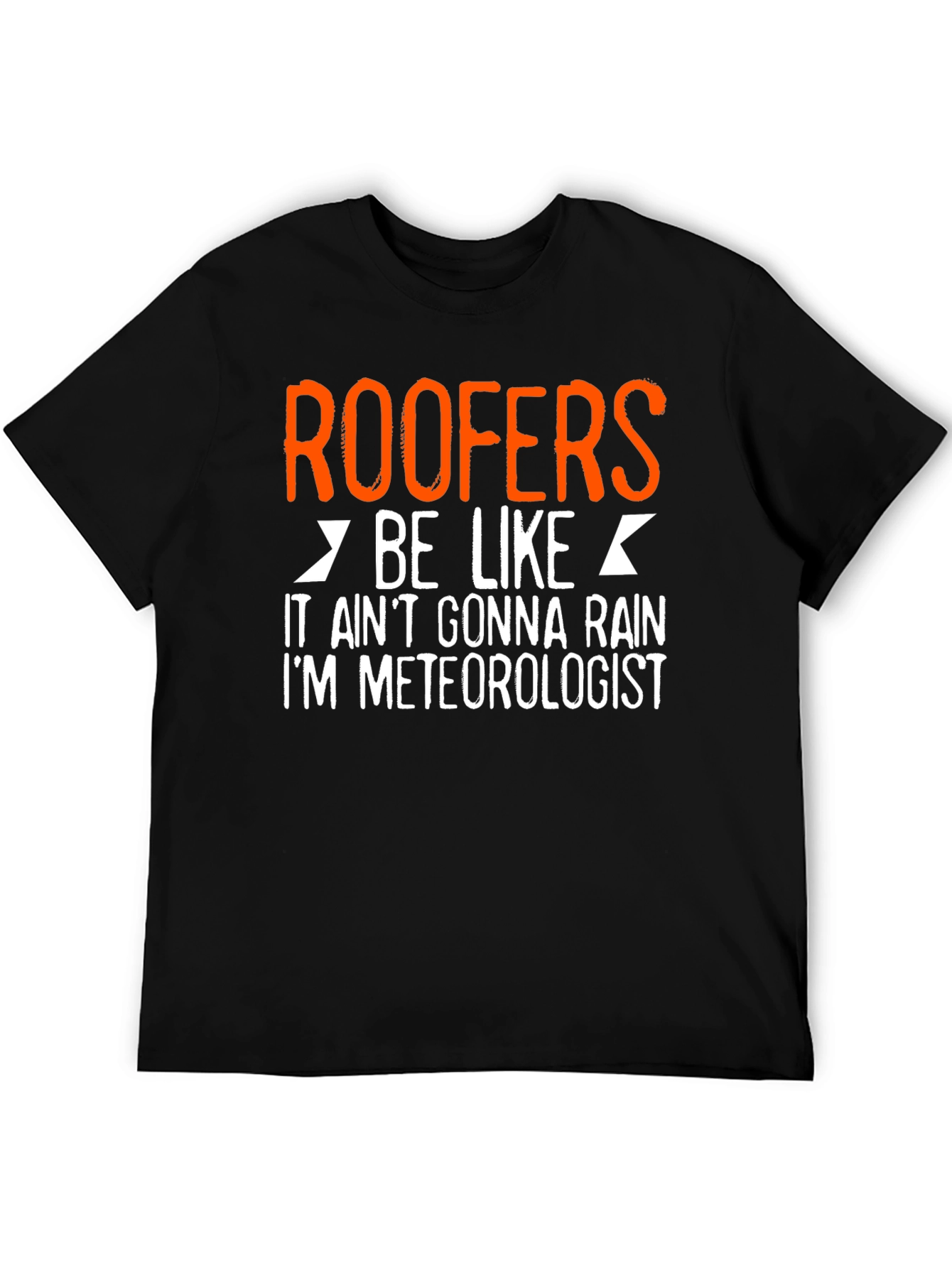 Black Roofers Be Like Funny T-Shirt view 5