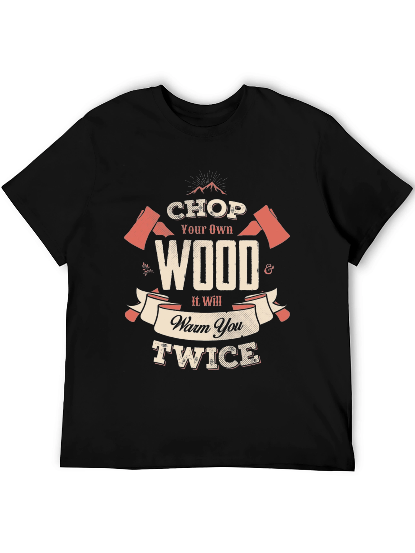 Black Chop Your Own Wood Black T-Shirt view 5