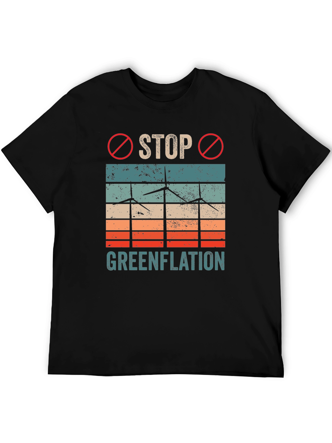 Black Stop Greenflation T-Shirt view 5