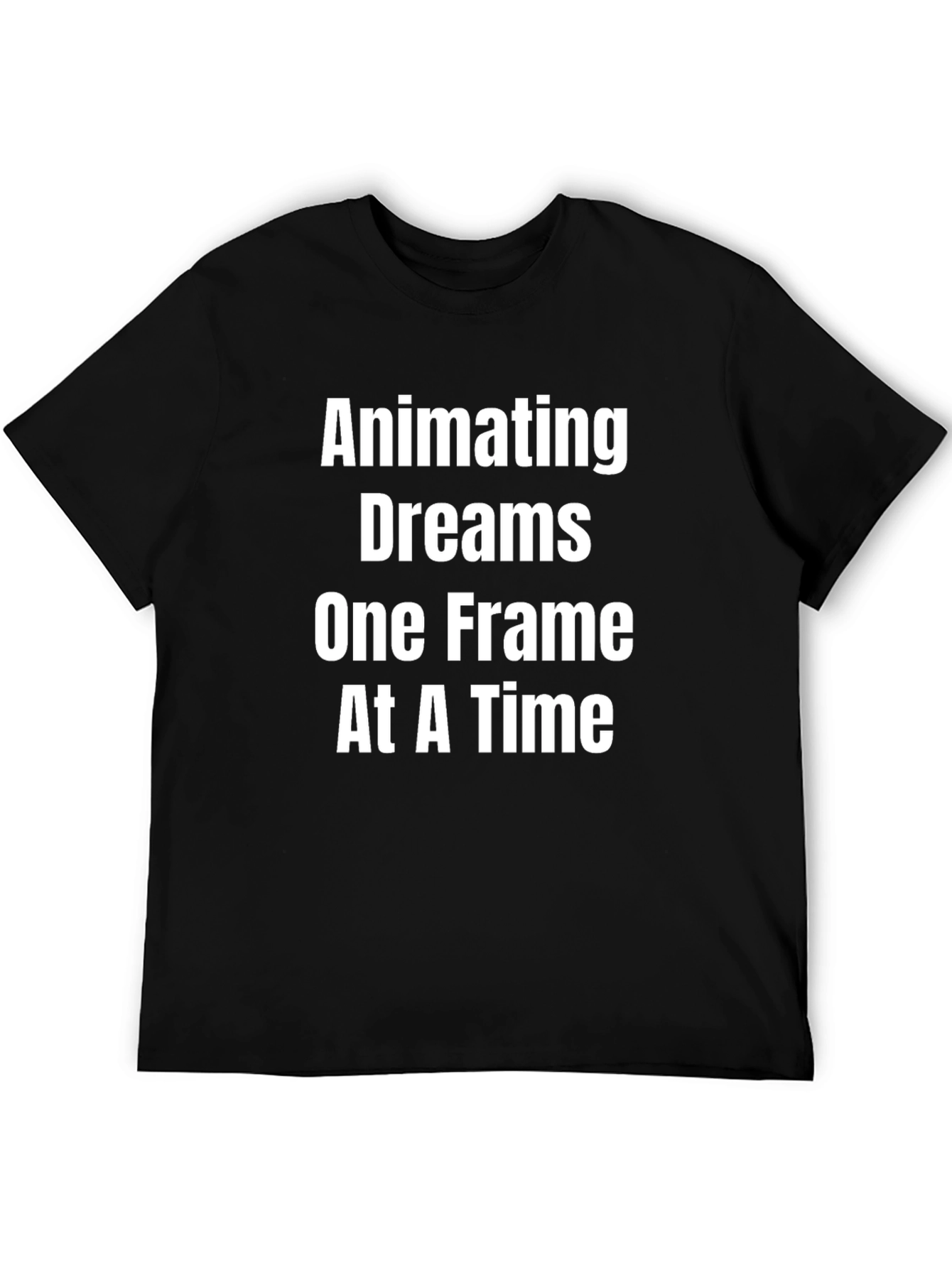 Black Animating Dreams Tee - Frame By Frame Art view 5