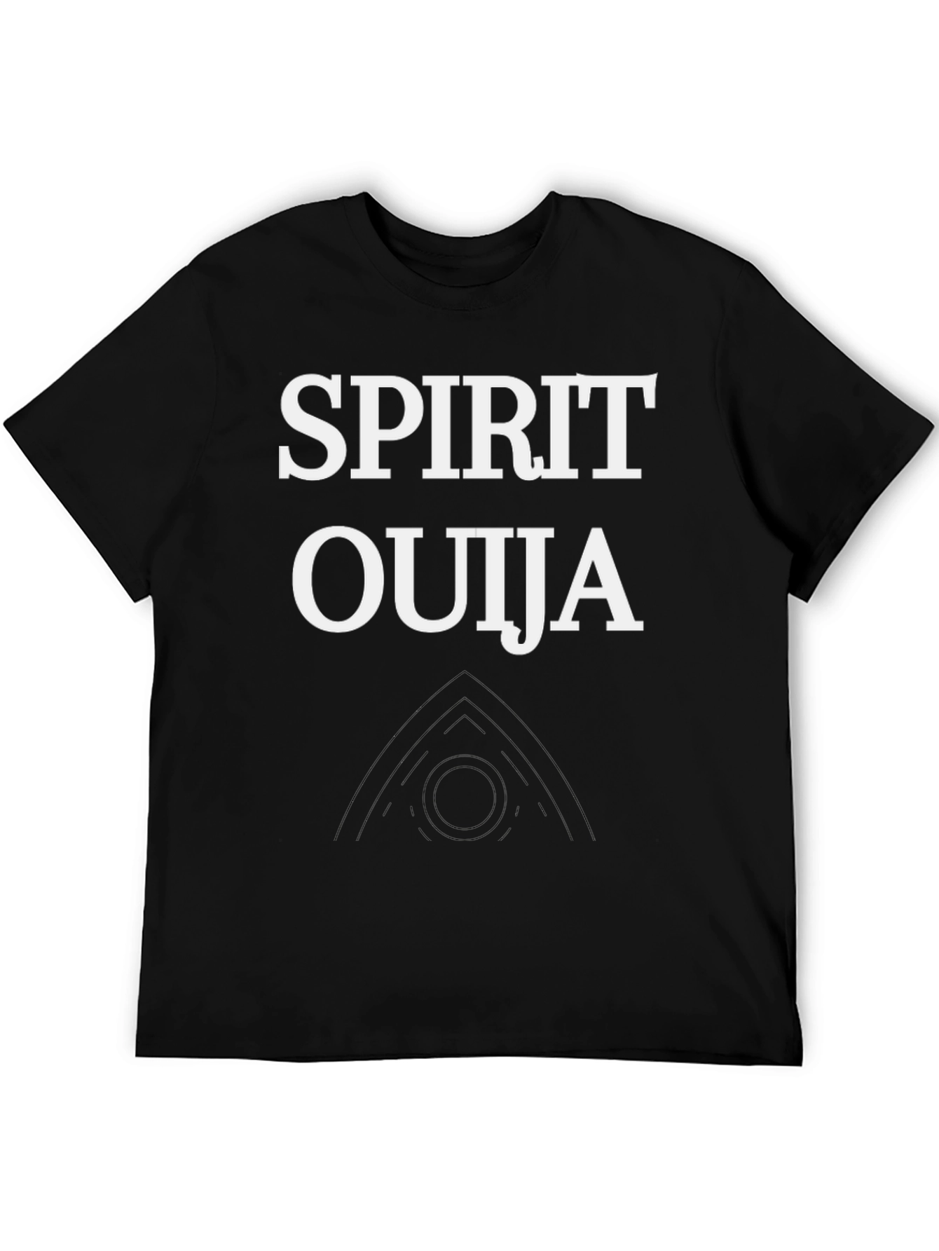 Spirit Ouija Graphic Tee - Black Cotton T-Shirt - 5