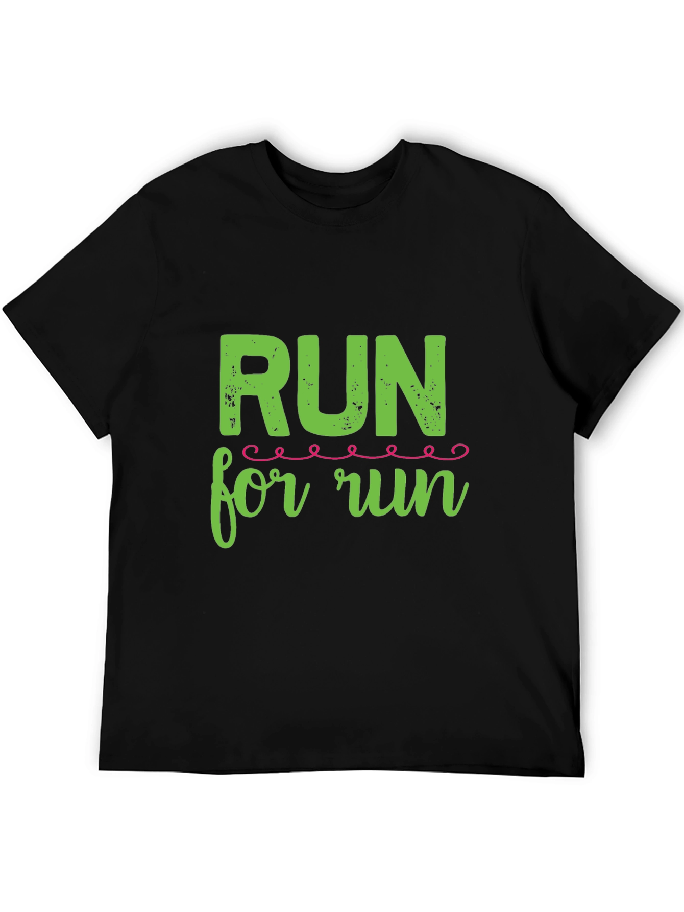 Black Run For Run Black T-Shirt view 5