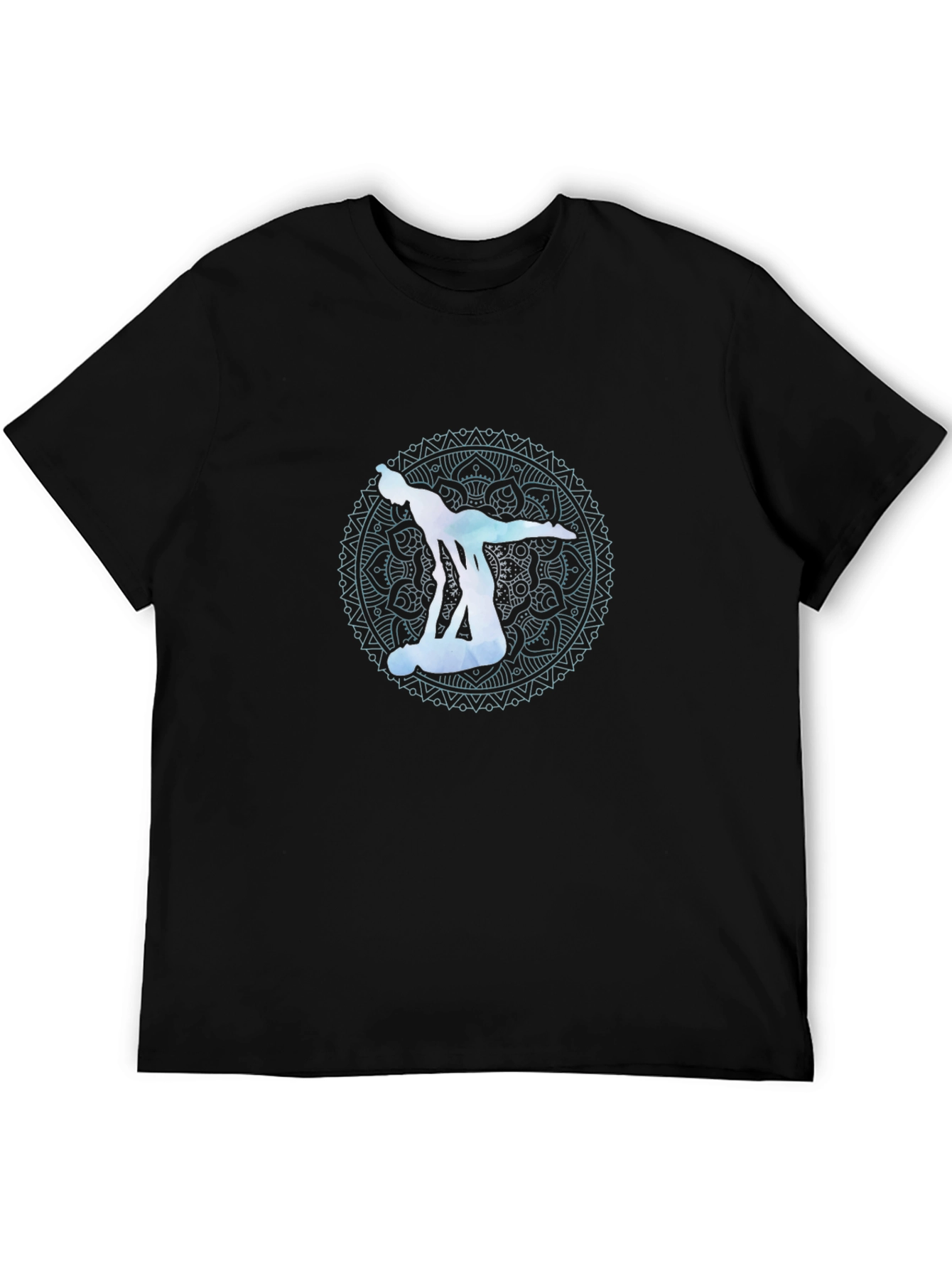 Black Yoga Acrobatic T-Shirt view 5