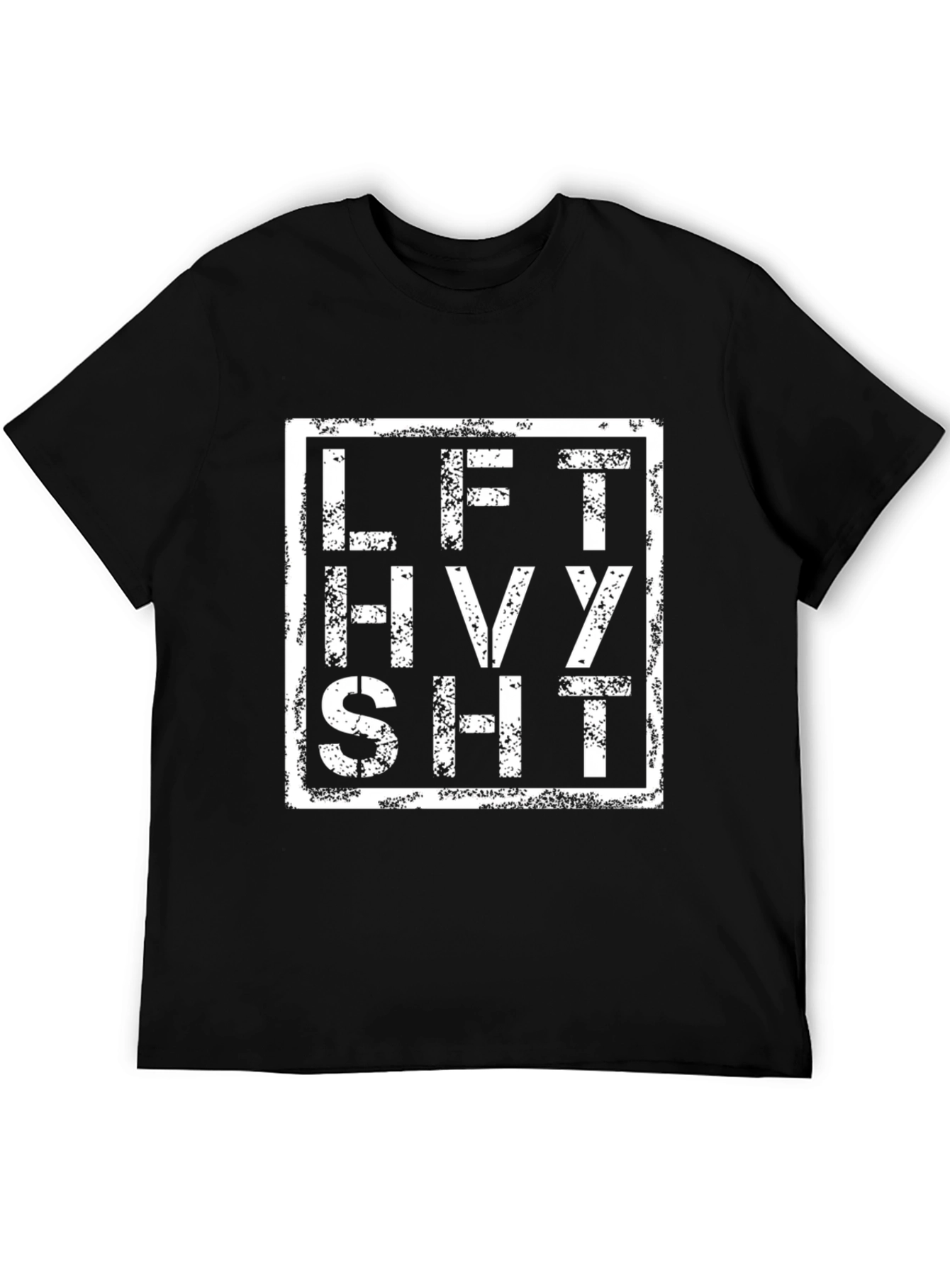 Black Lift Heavy SHT Graphic T-Shirt - Gym Workout Tee view 5