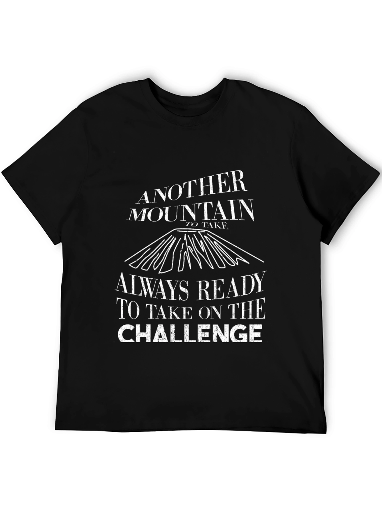 Black Another Mountain Challenge T-Shirt view 5