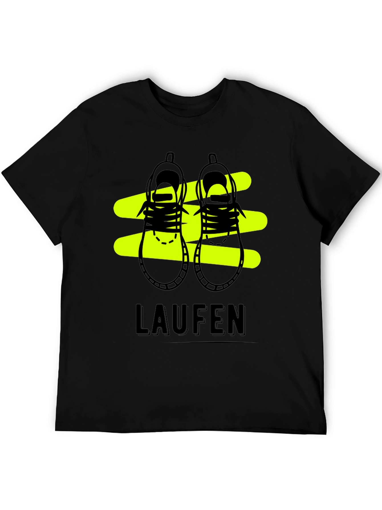 Black Laufen Black Graphic Tee - Running Shoes view 5