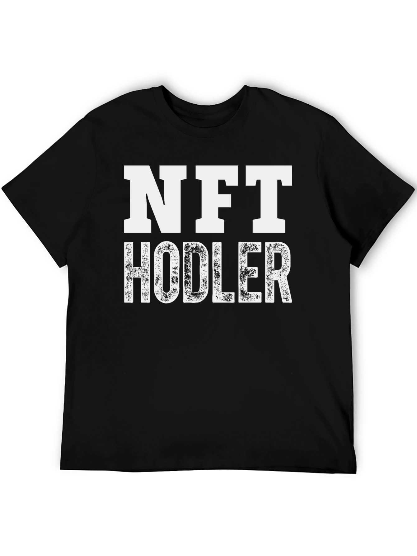 Black NFT Hodler T-Shirt - Crypto Investor Apparel view 5
