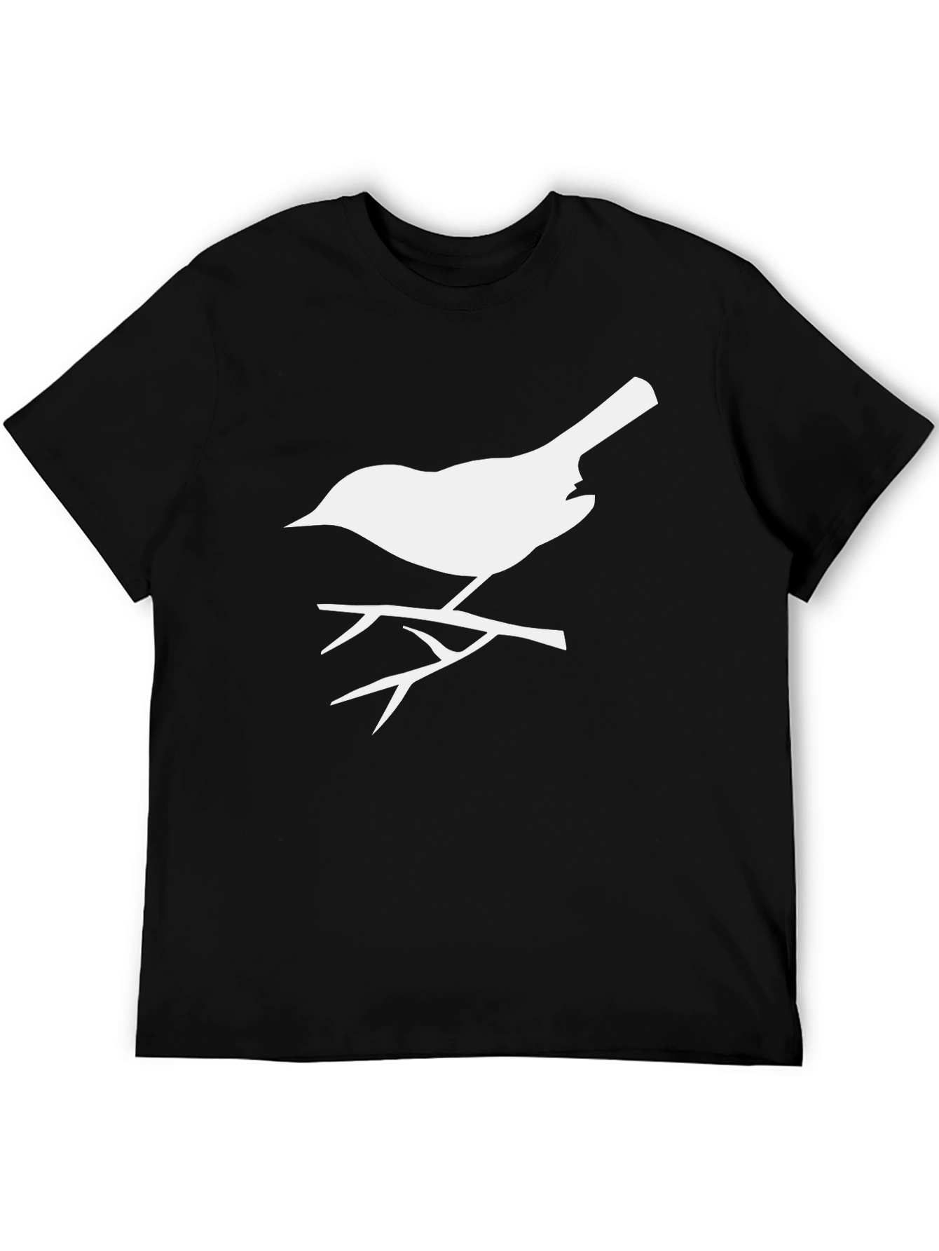 Black Bird on a Branch Graphic Tee view 5