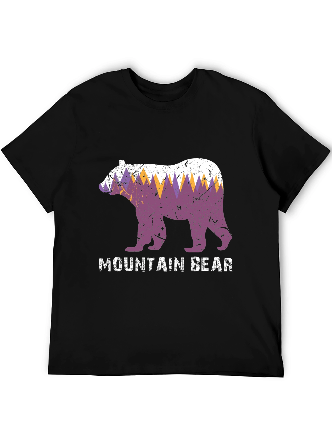 Black Mountain Bear Graphic Tee - Nature Lover's T-Shirt view 5