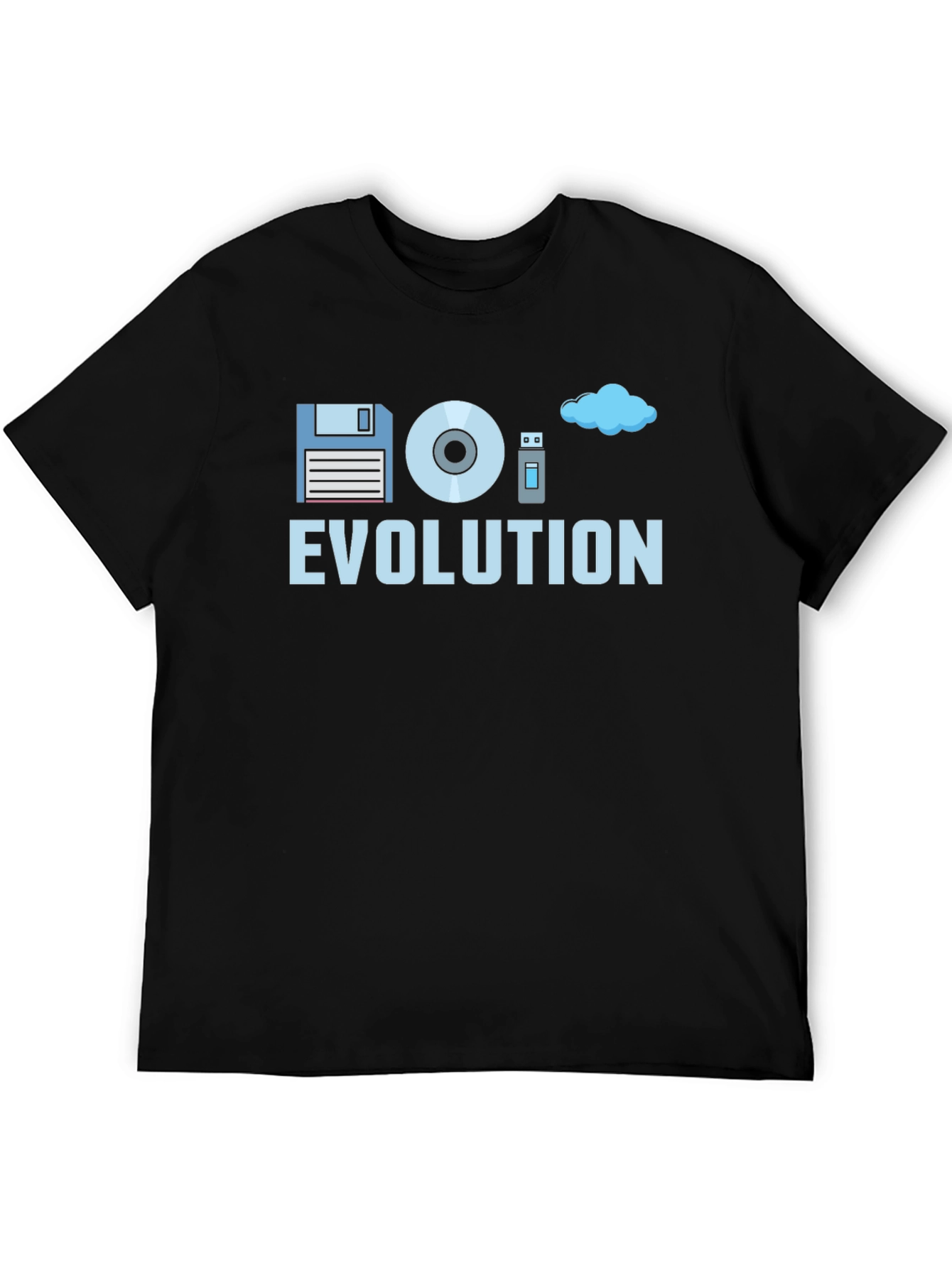Black Evolution of Storage Black T-Shirt view 5