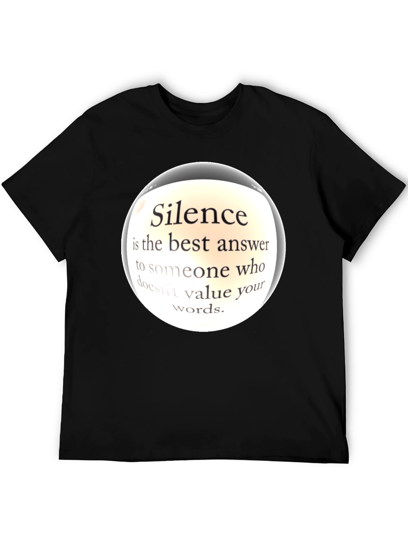Silence is the Best Answer T-Shirt - 5