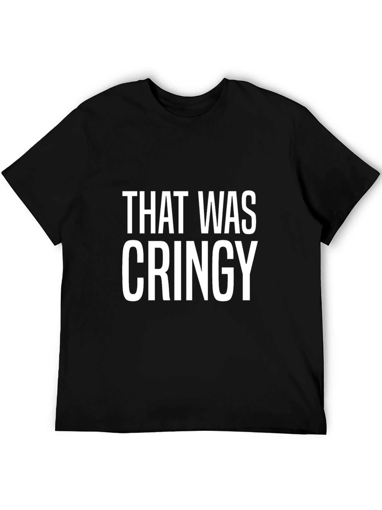 Black That Was Cringy Graphic Tee view 5