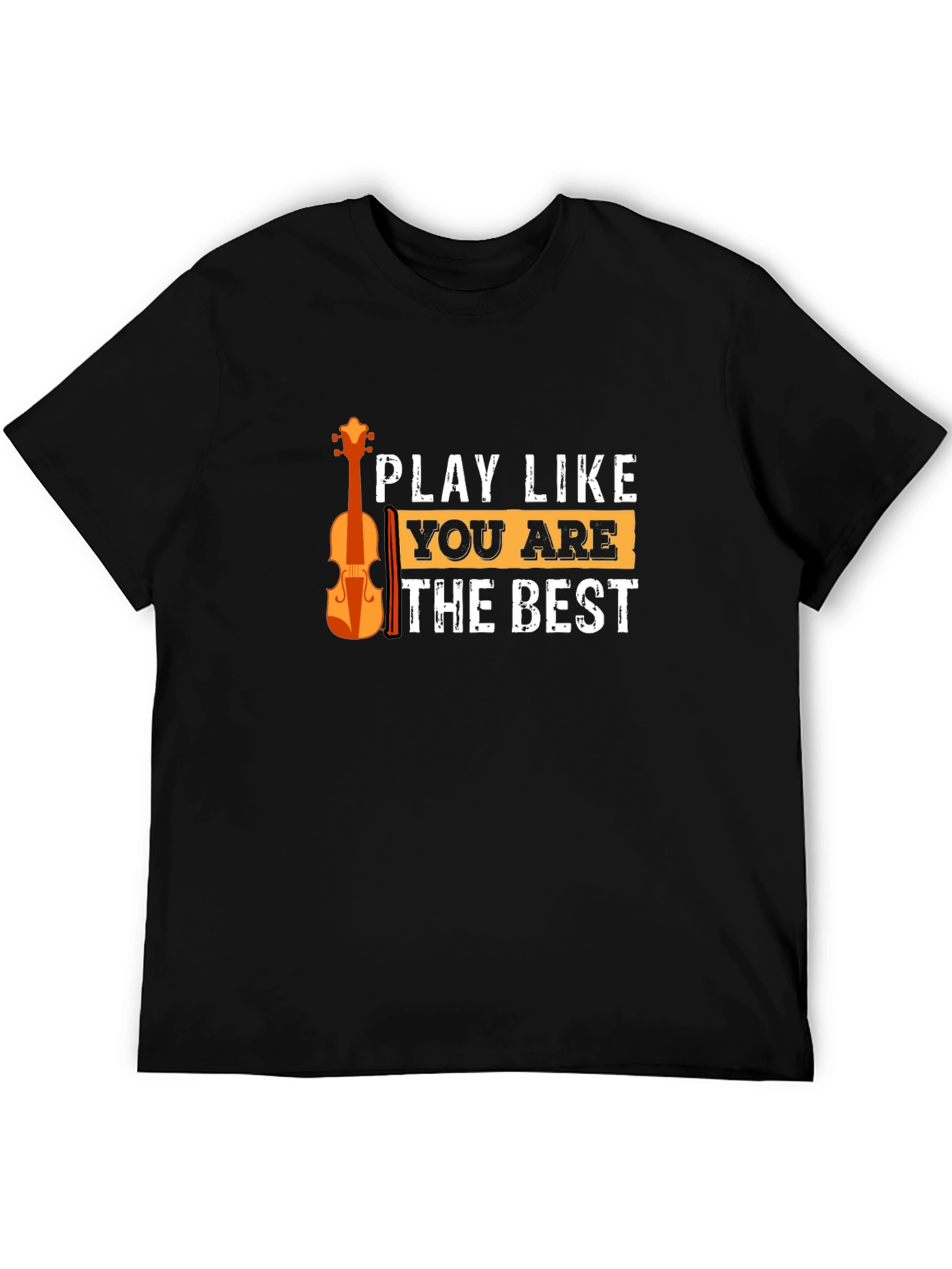 Black Play Like You Are The Best T-Shirt view 5