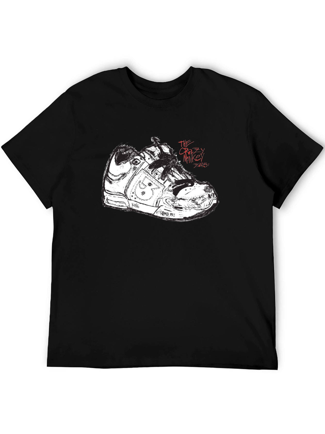 Black Sneaker Graphic Tee - Unique Streetwear Style - 5
