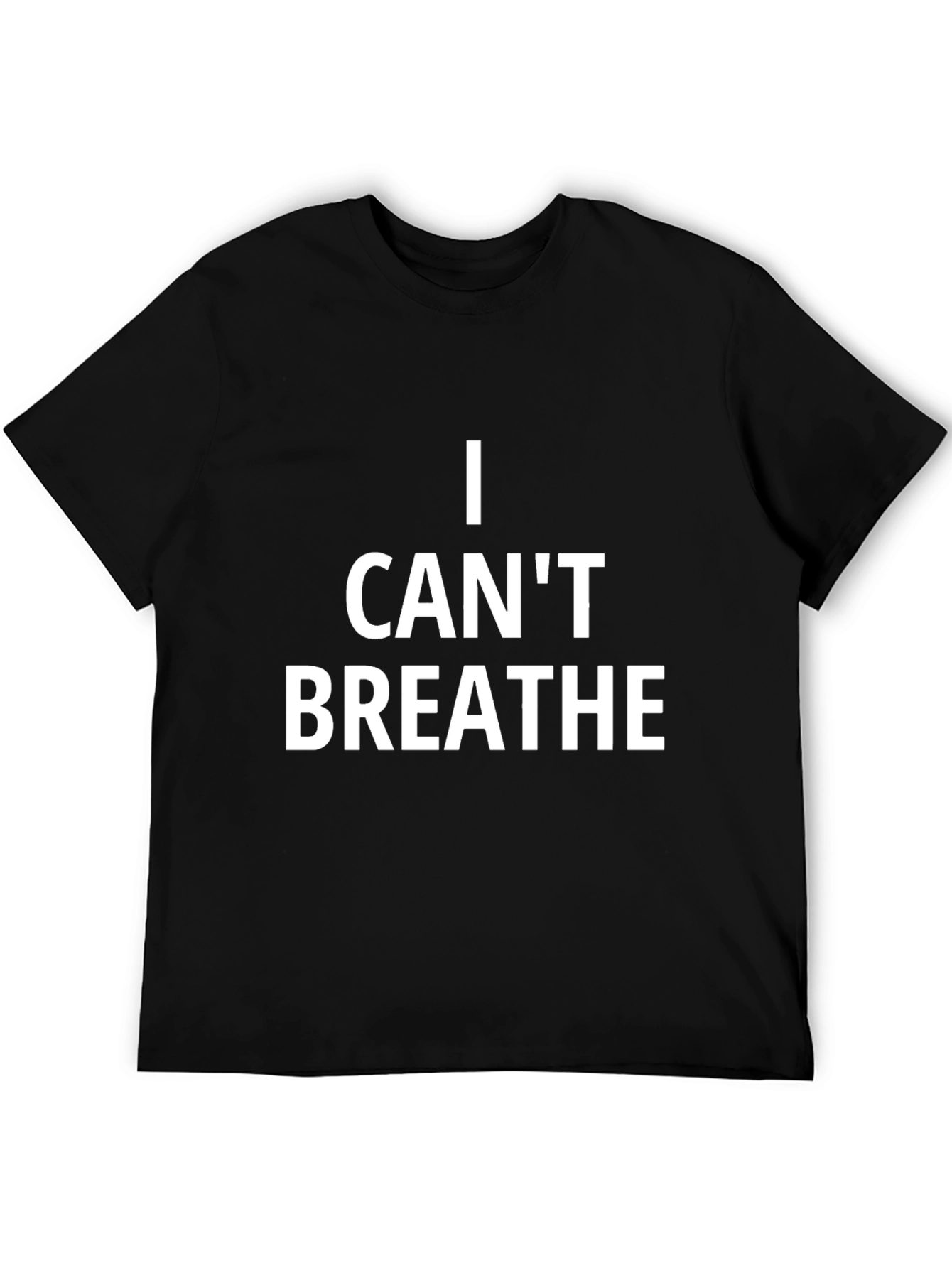 Black I Can't Breathe Graphic Tee view 5