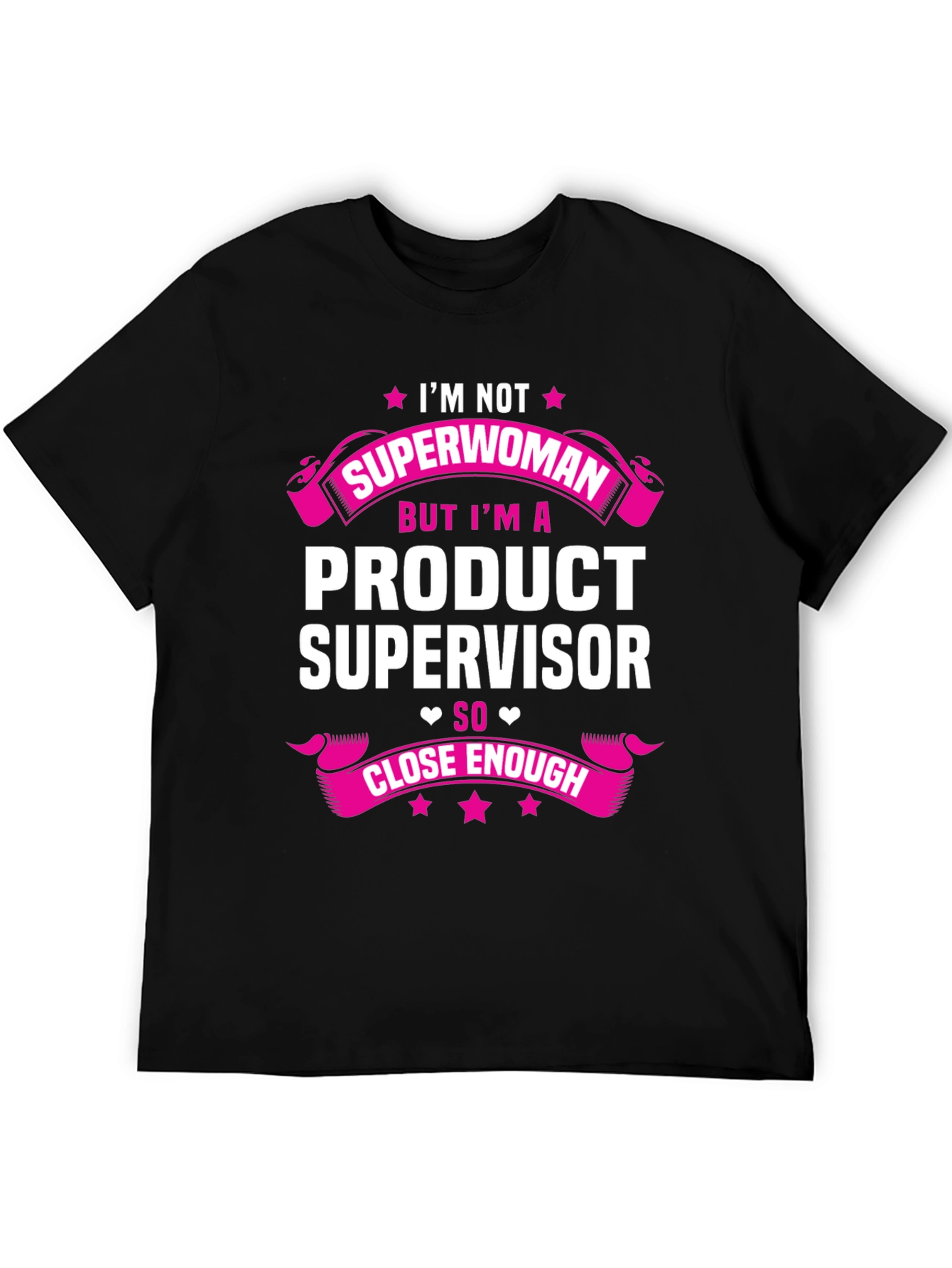 Black Product Supervisor T-Shirt - Funny Job Tee view 5