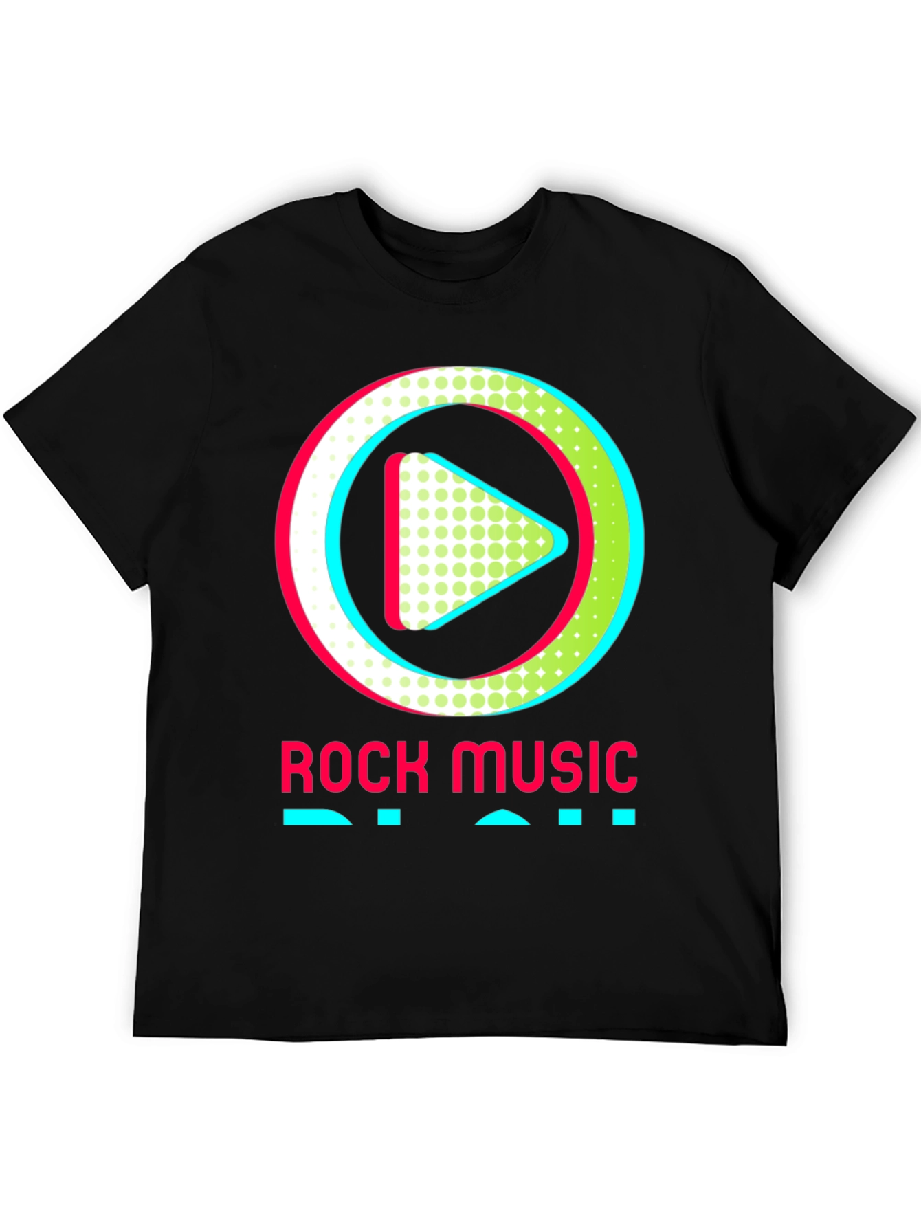 Black Rock Music Graphic Tee - Stylish Music Lover Shirt view 5