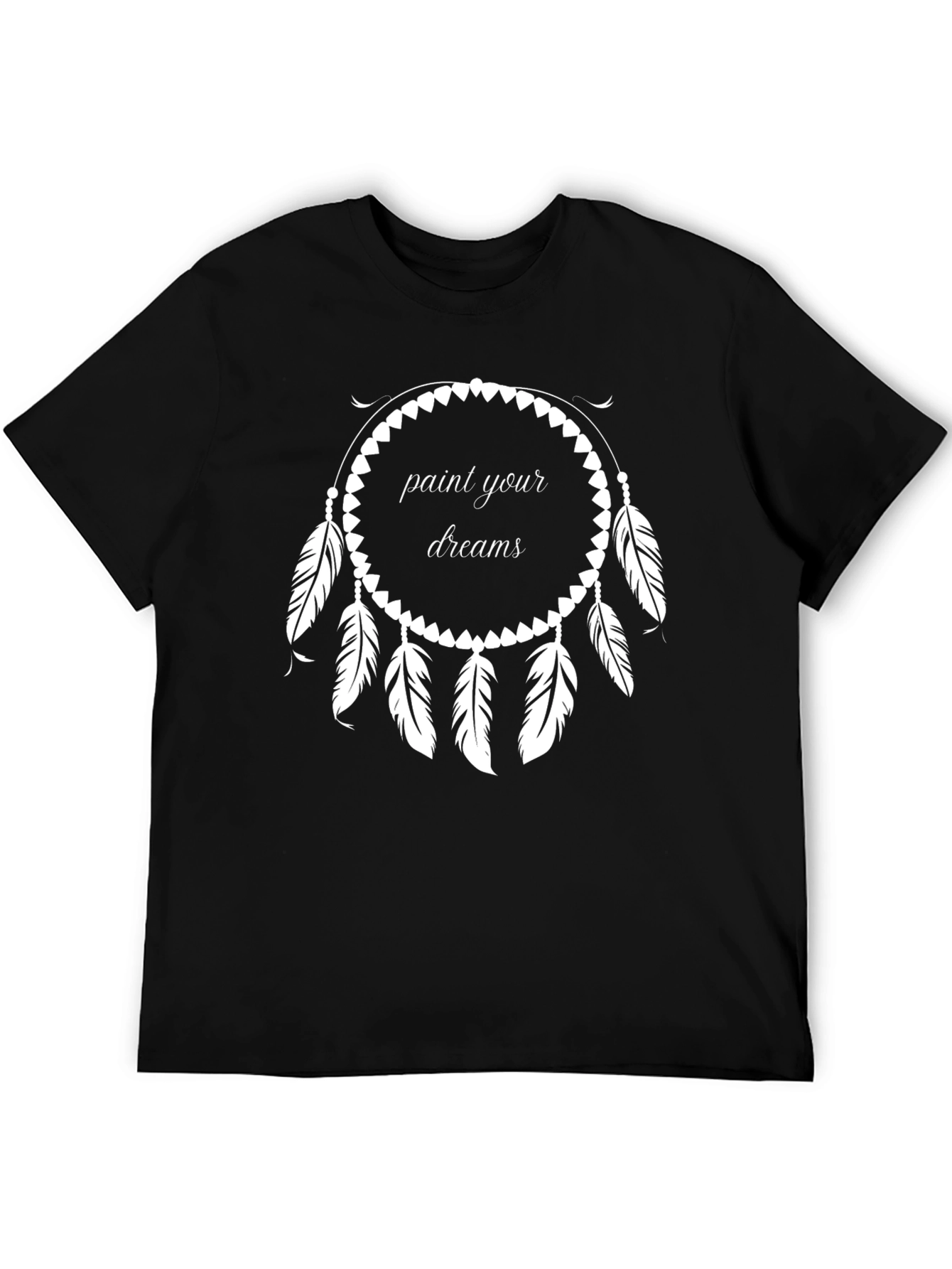 Black Dreamcatcher Graphic Tee - Paint Your Dreams view 5