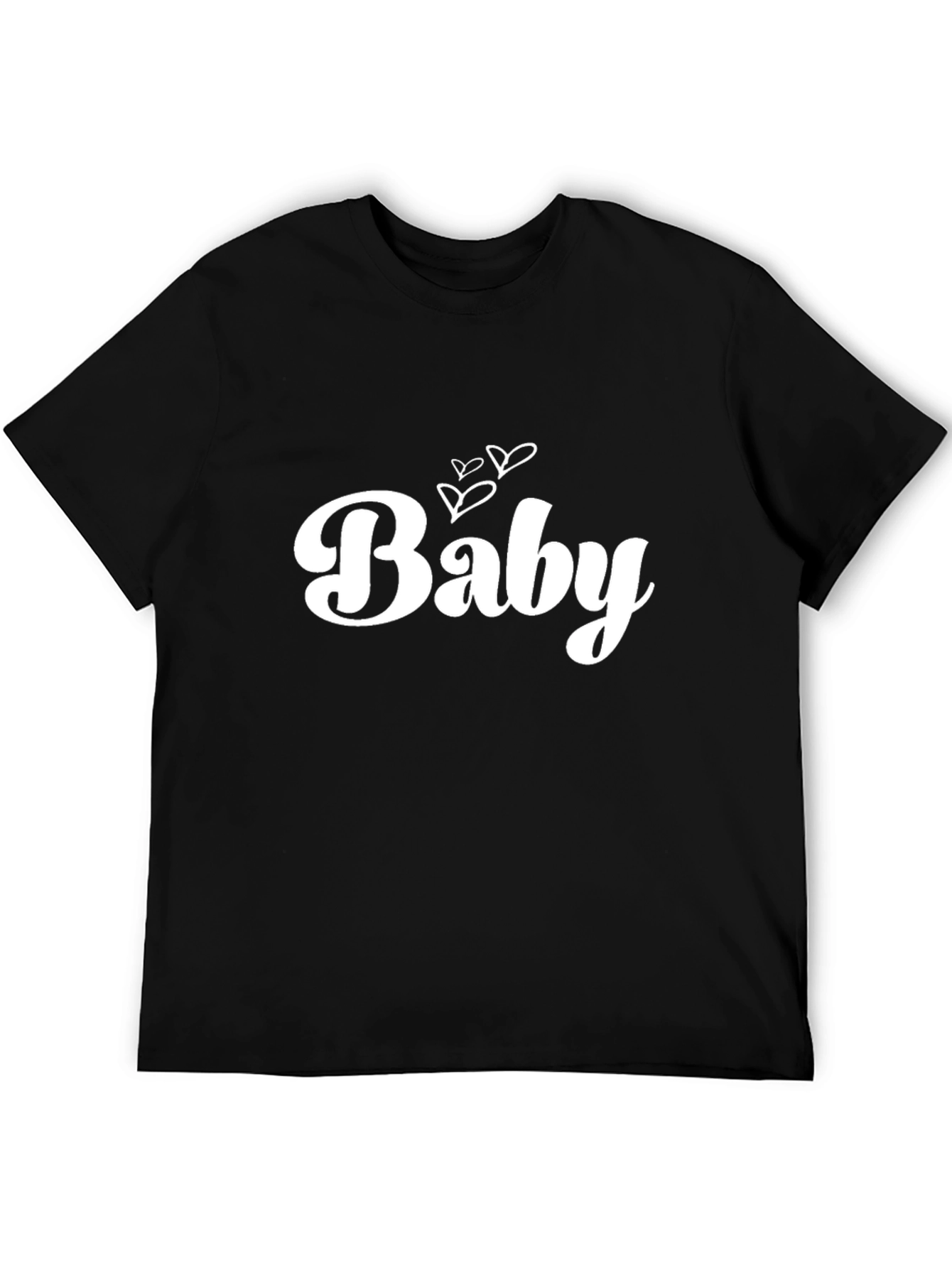 Black Baby Heart Tee - Black view 5