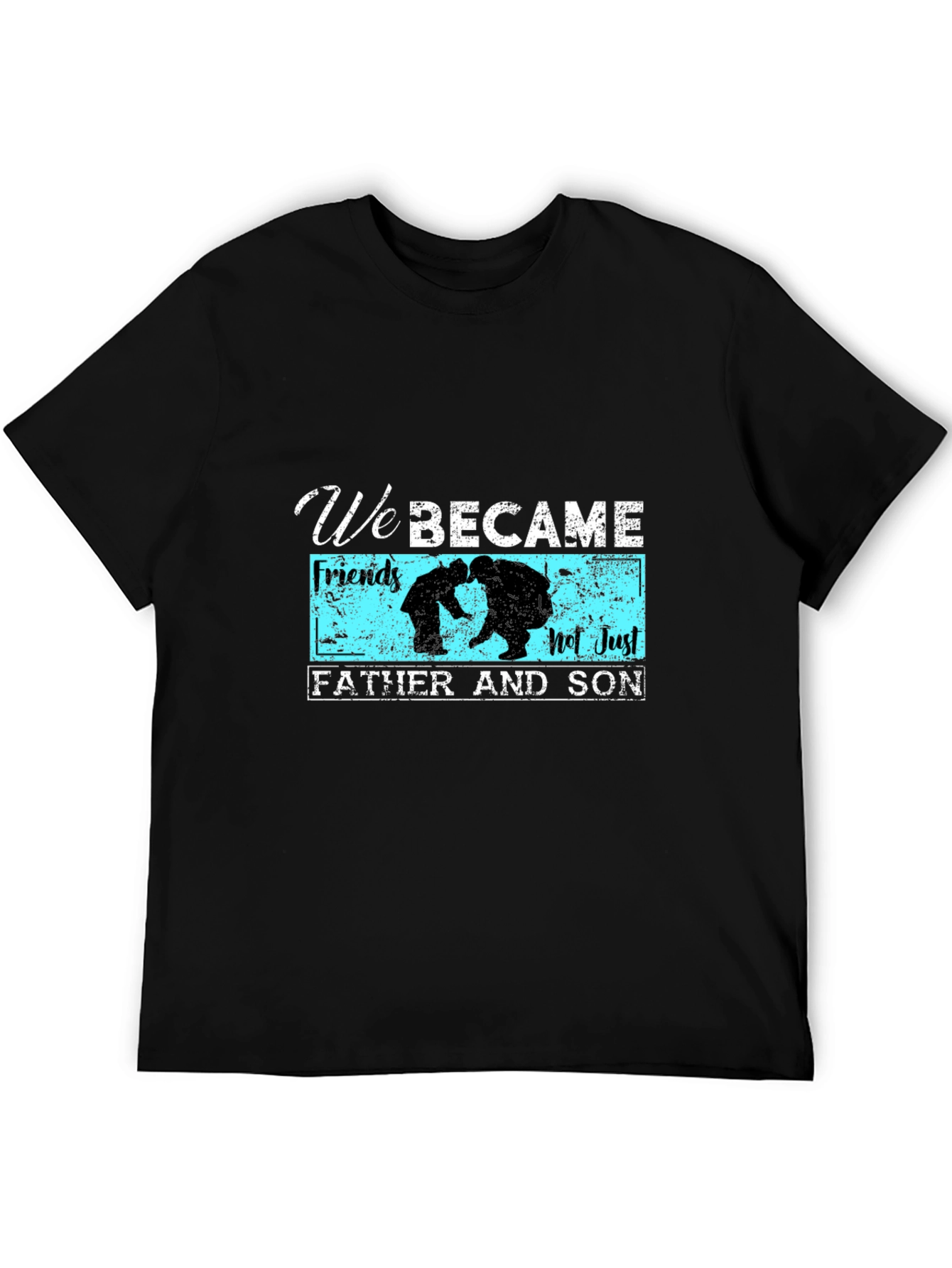 Black Father and Son "We Became" Graphic T-Shirt view 5