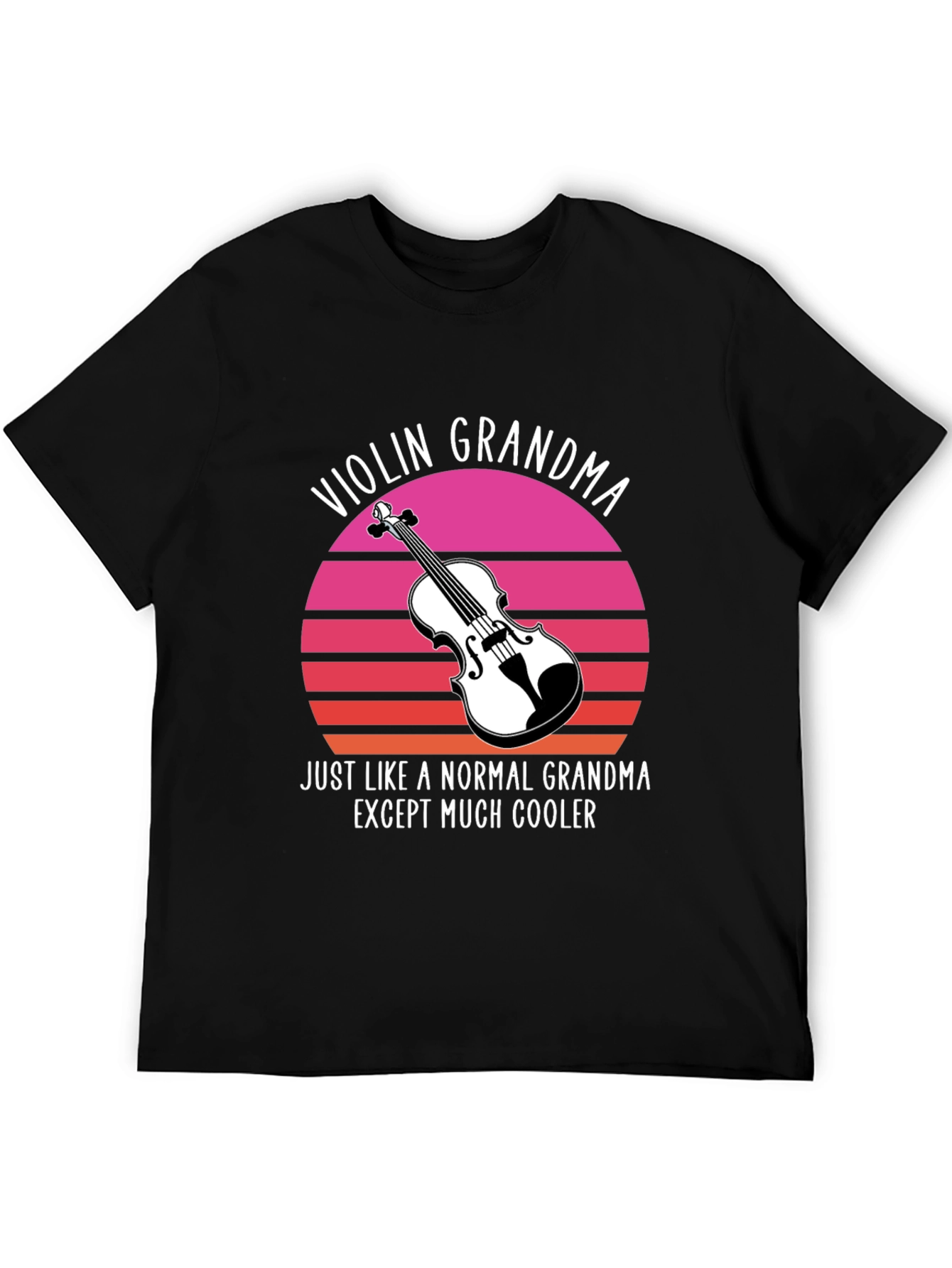 Black Violin Grandma T-Shirt - Cool Musician Gift view 5