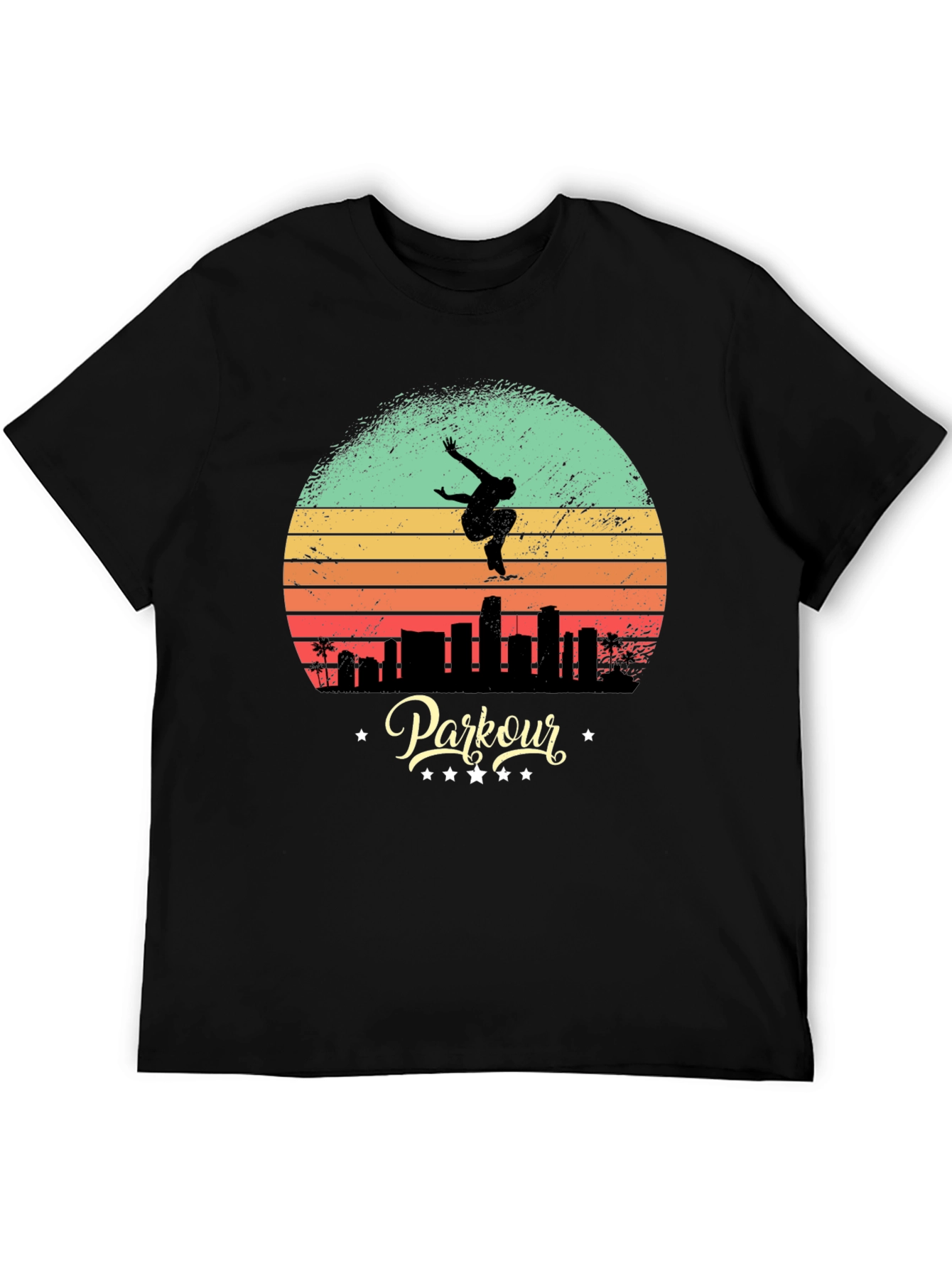 Retro Parkour T-Shirt - Urban Acrobatics Style - 5