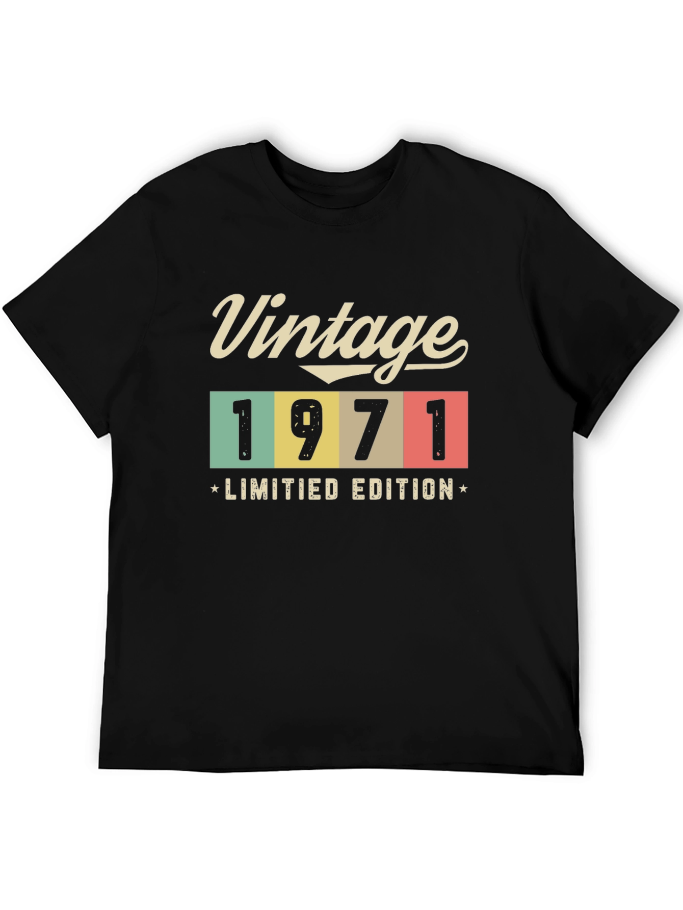 Black Vintage 1971 Limited Edition Graphic Tee view 5