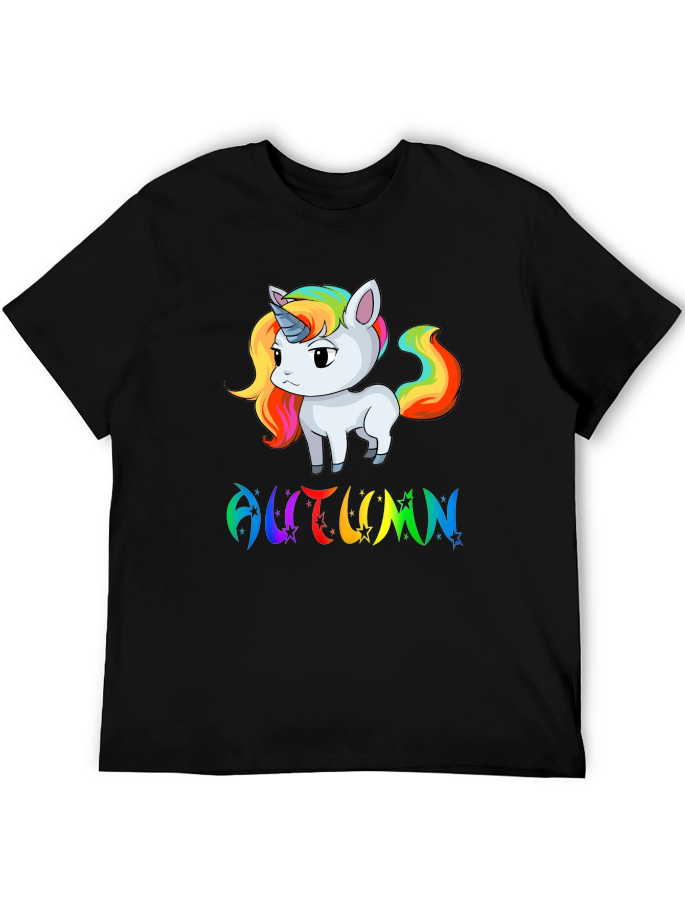 Autumn Unicorn Rainbow T-Shirt - 5