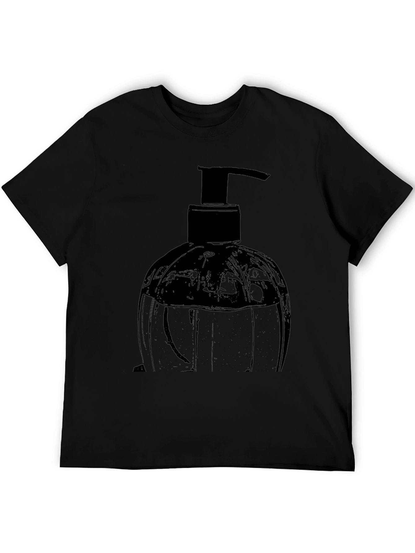 Black Black Soap Dispenser Graphic Tee view 5