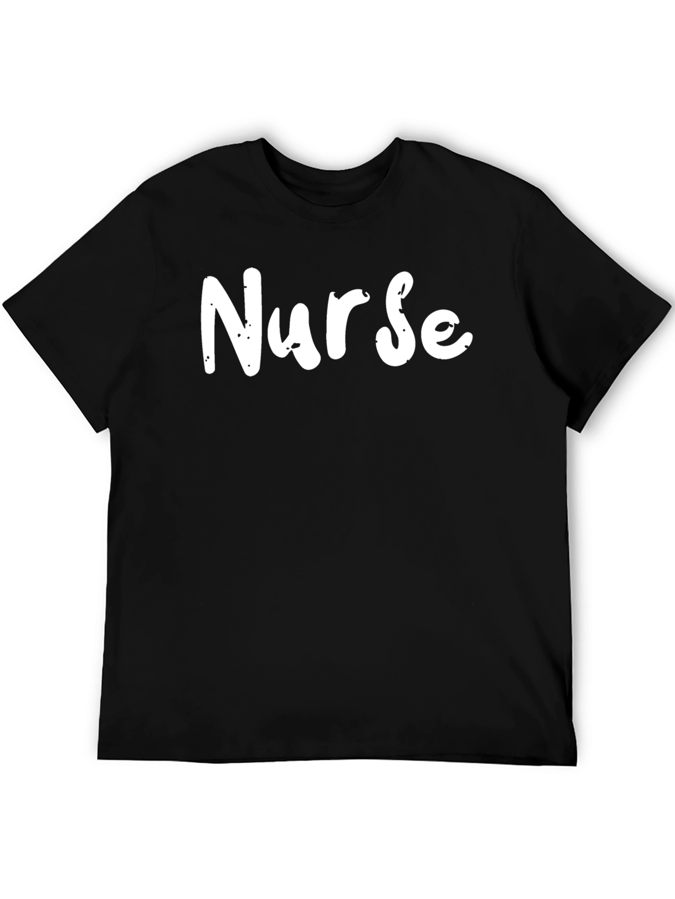 Black Nurse Graphic T-Shirt - Medical Profession Tee view 5