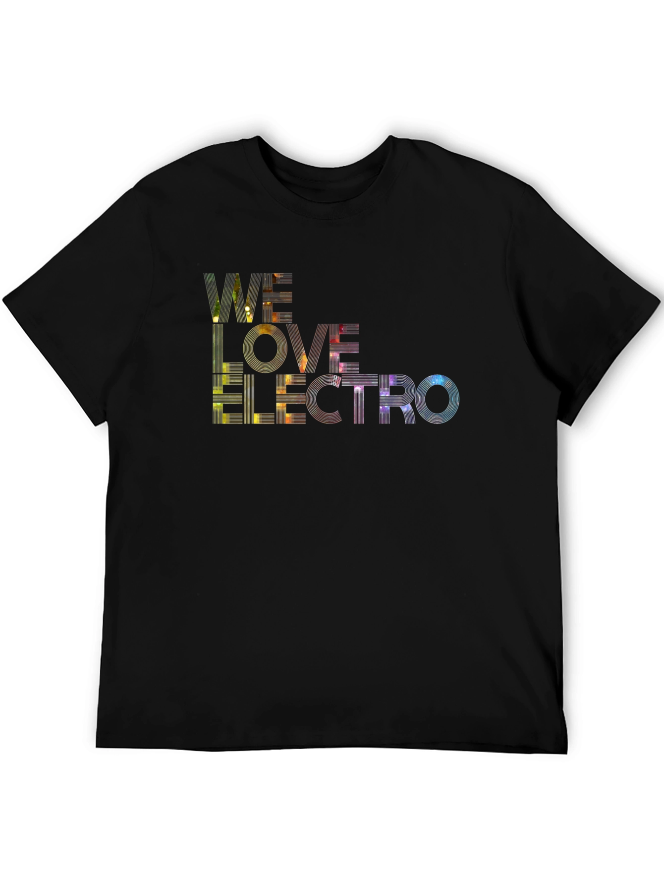 Black We Love Electro Black Graphic Tee view 5