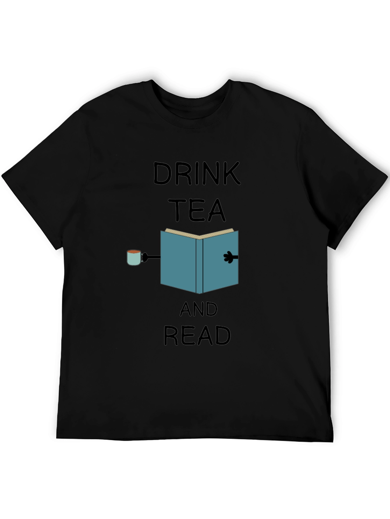 Black Drink Tea and Read Graphic T-Shirt view 5