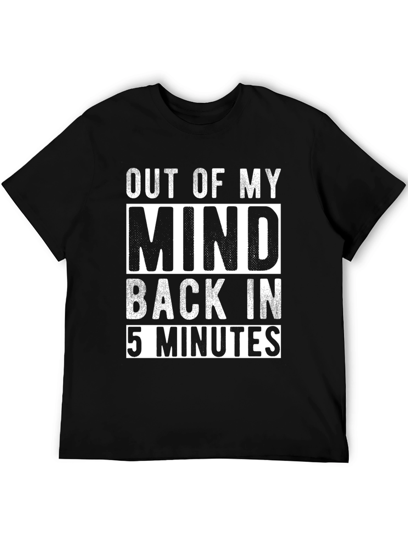 Black Out of My Mind Funny Graphic Tee view 5