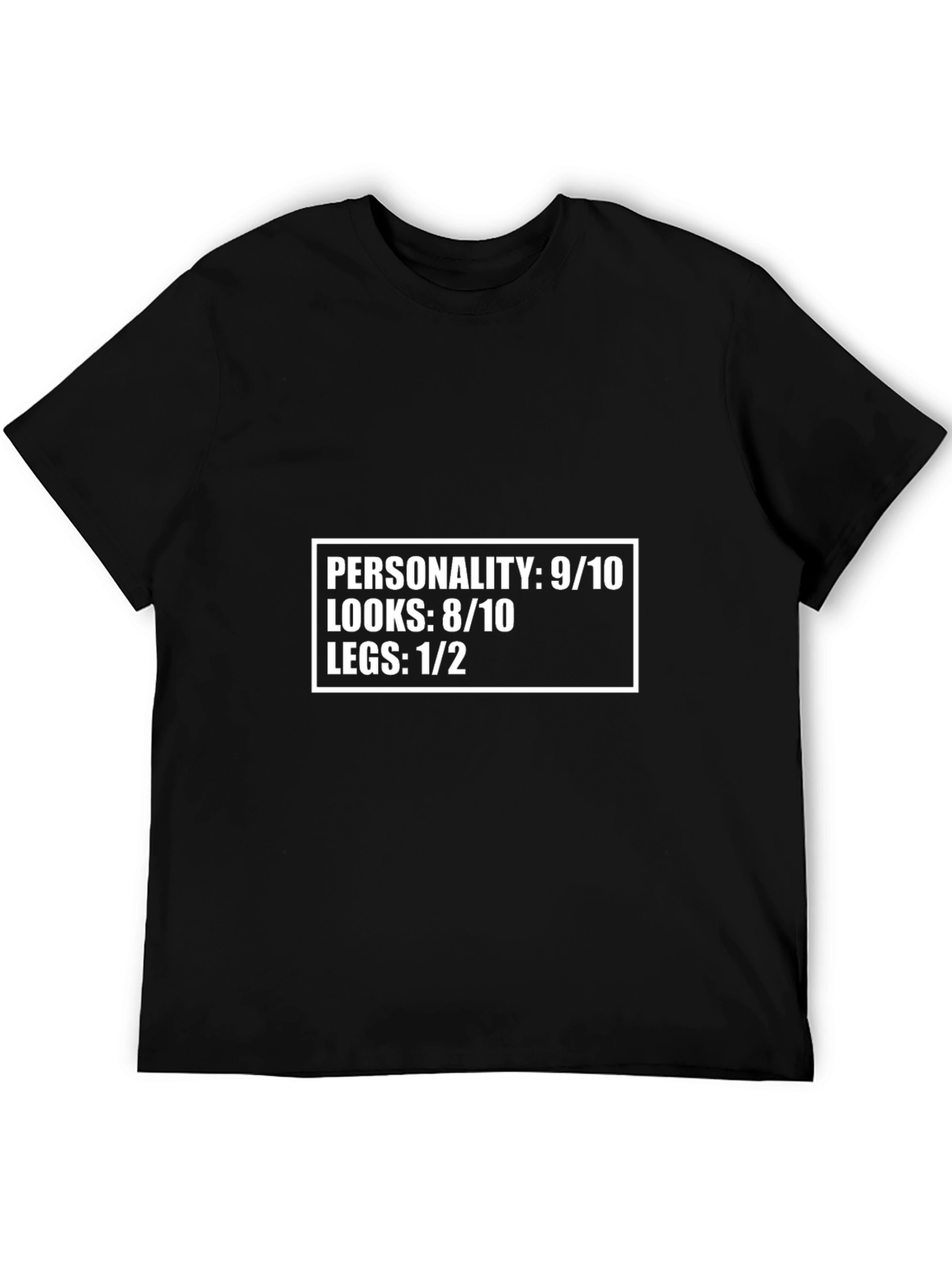 Black Funny Personality Looks Legs Graphic Tee view 5