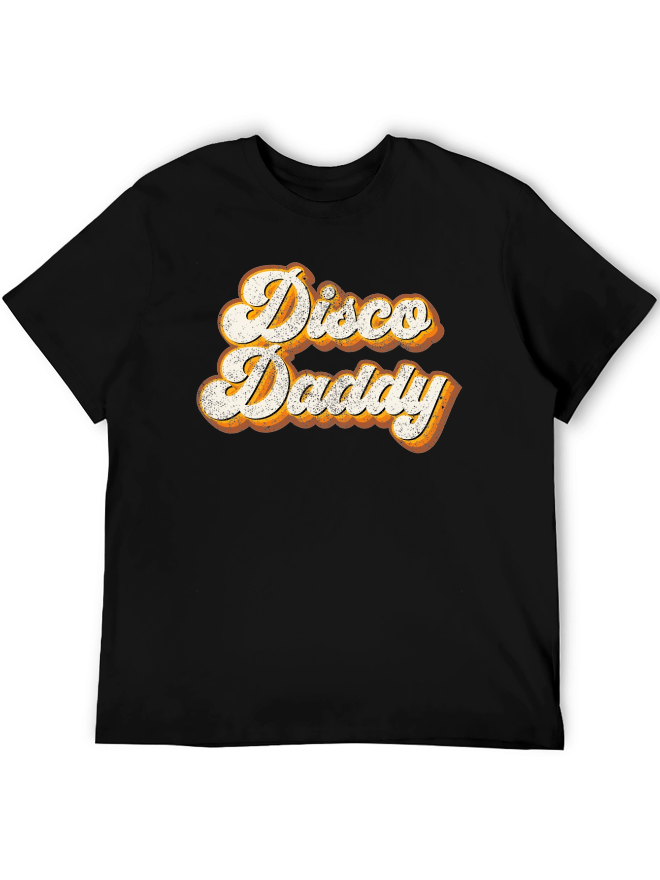 Black Retro Disco Daddy T-Shirt - Vintage Style view 5