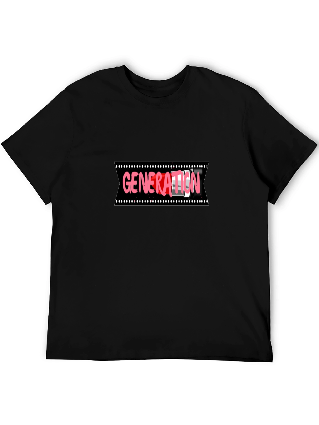 Black Generation T-Shirt - Black Crew Neck Tee view 5