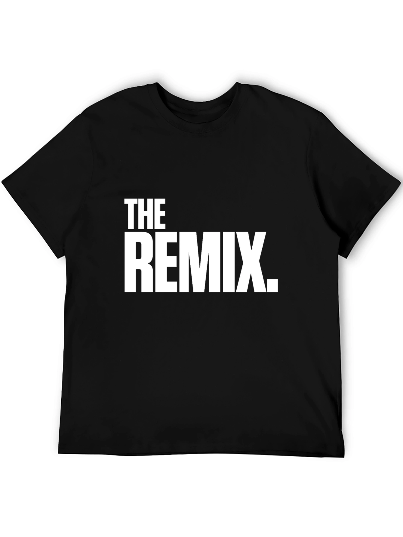 The Remix Black Cotton Graphic T-Shirt - 5