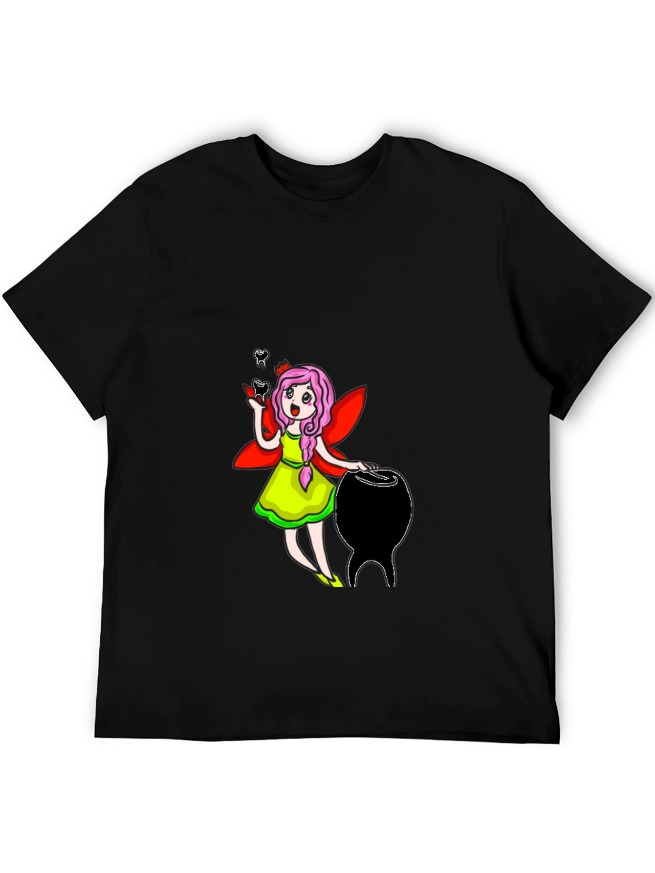 Black Tooth Fairy Graphic T-Shirt view 5